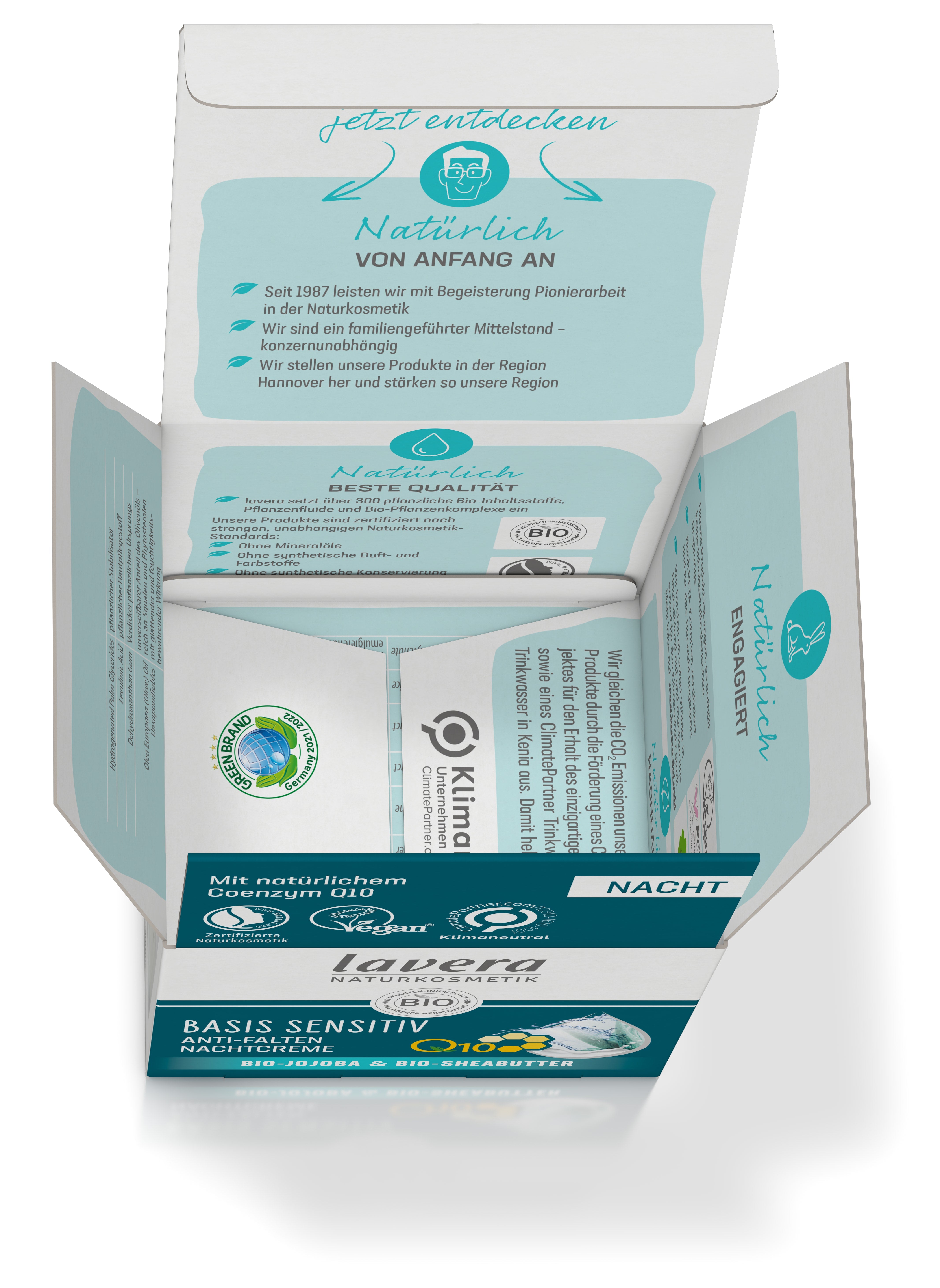basis sensitiv Anti-Falten Nachtcreme Q10