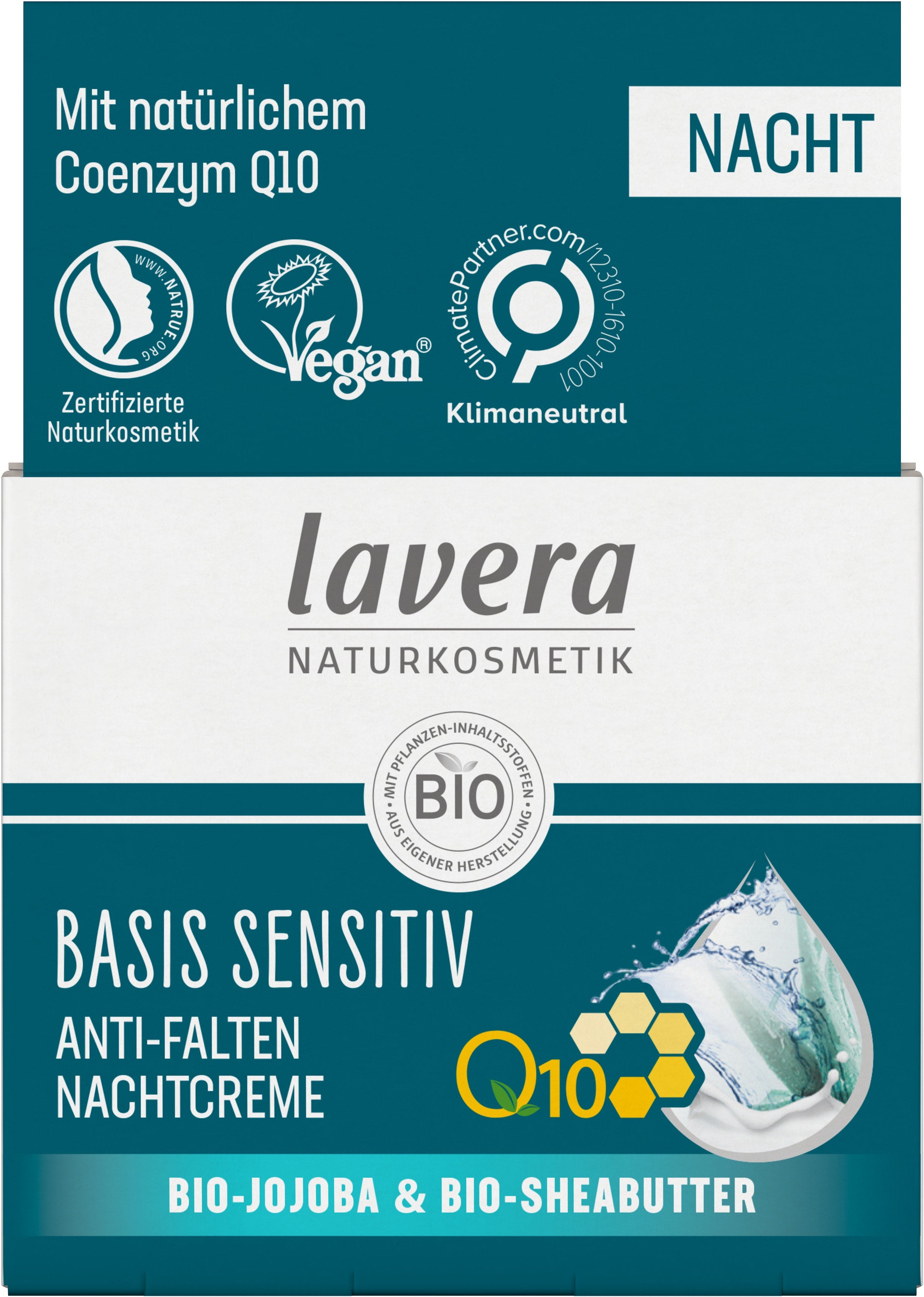 basis sensitiv Anti-Falten Nachtcreme Q10