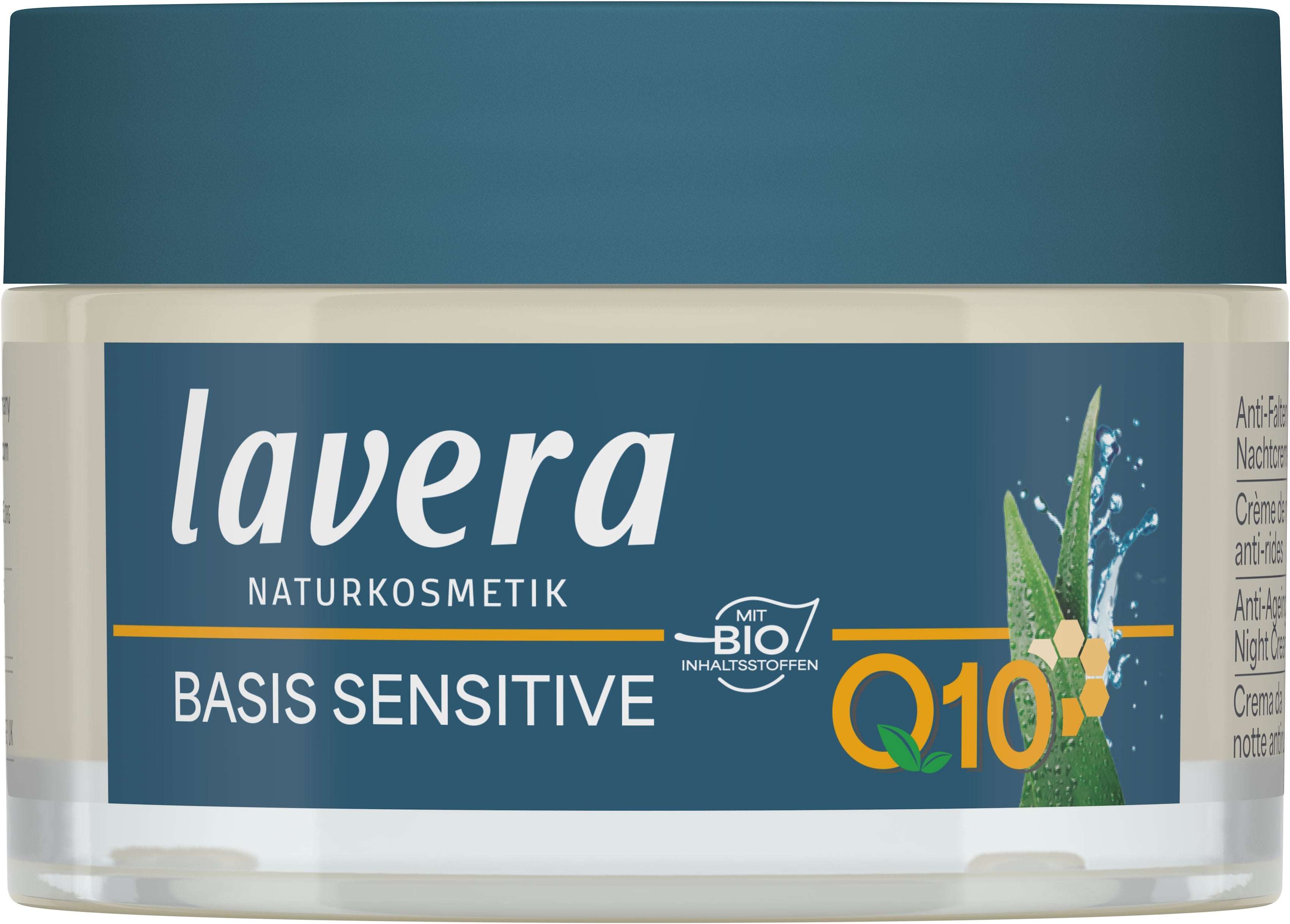 basis sensitive Anti-Falten Nachtcreme Q10