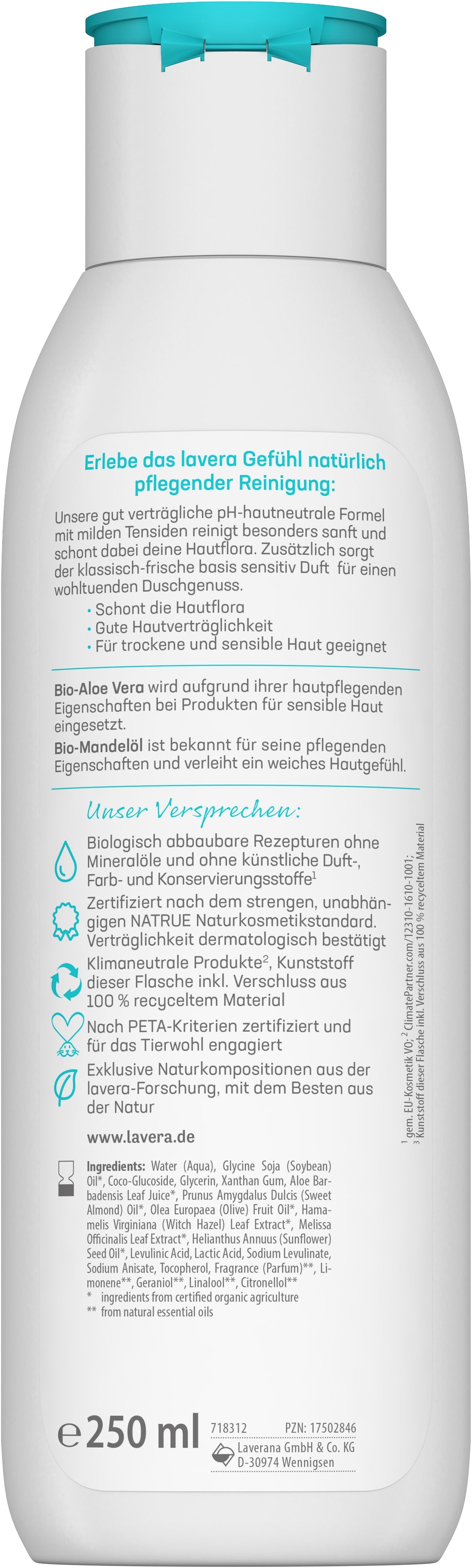 basis sensitive Cremedusche