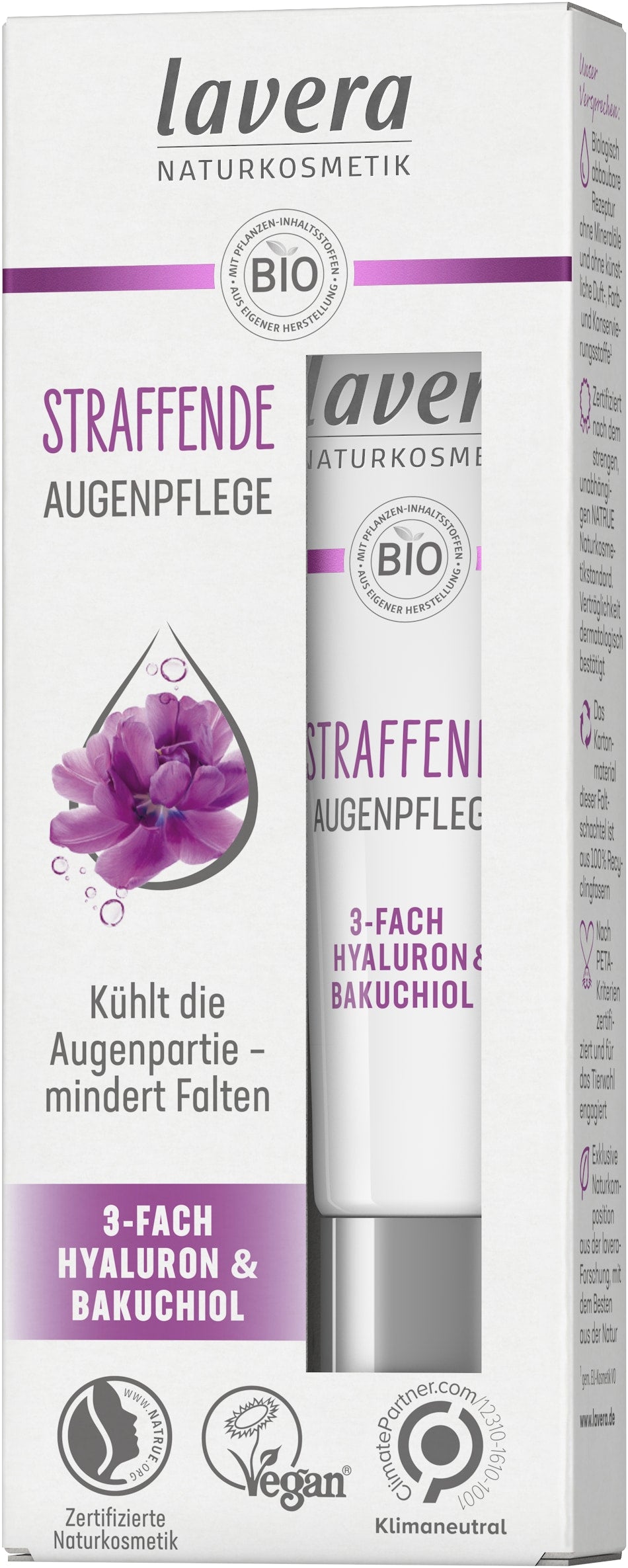 Straffende Augenpflege