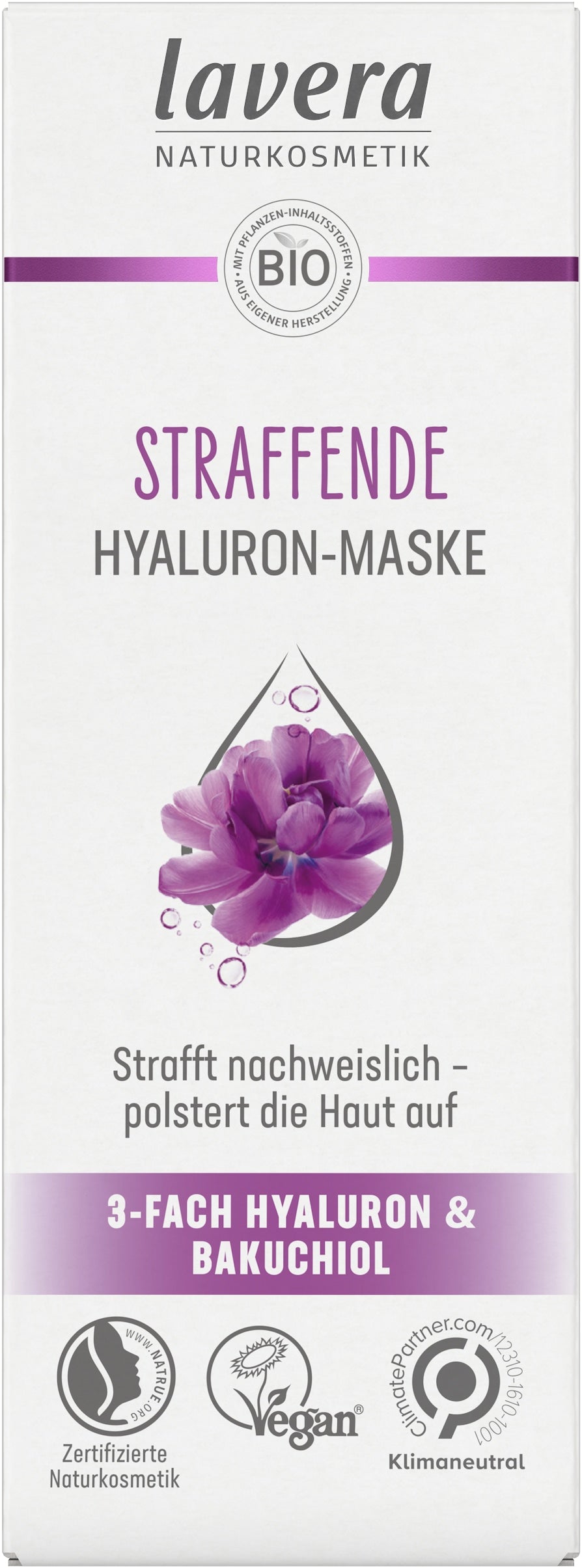 Straffende Hyaluron-Maske