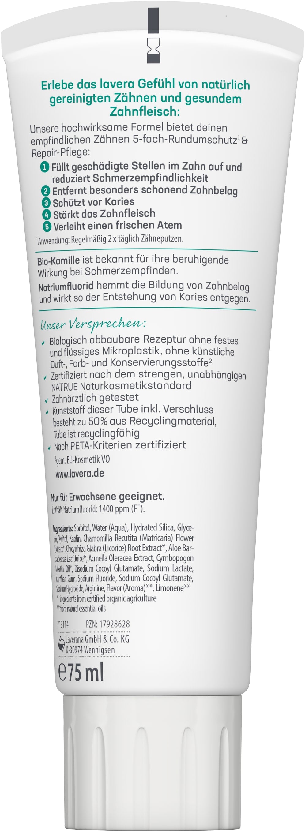 Zahncreme Sensitive & Repair