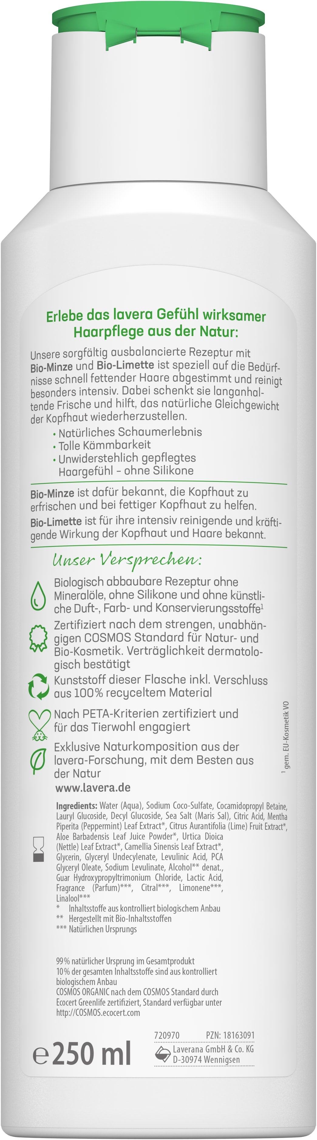 Pflegeshampoo Frische & Balance