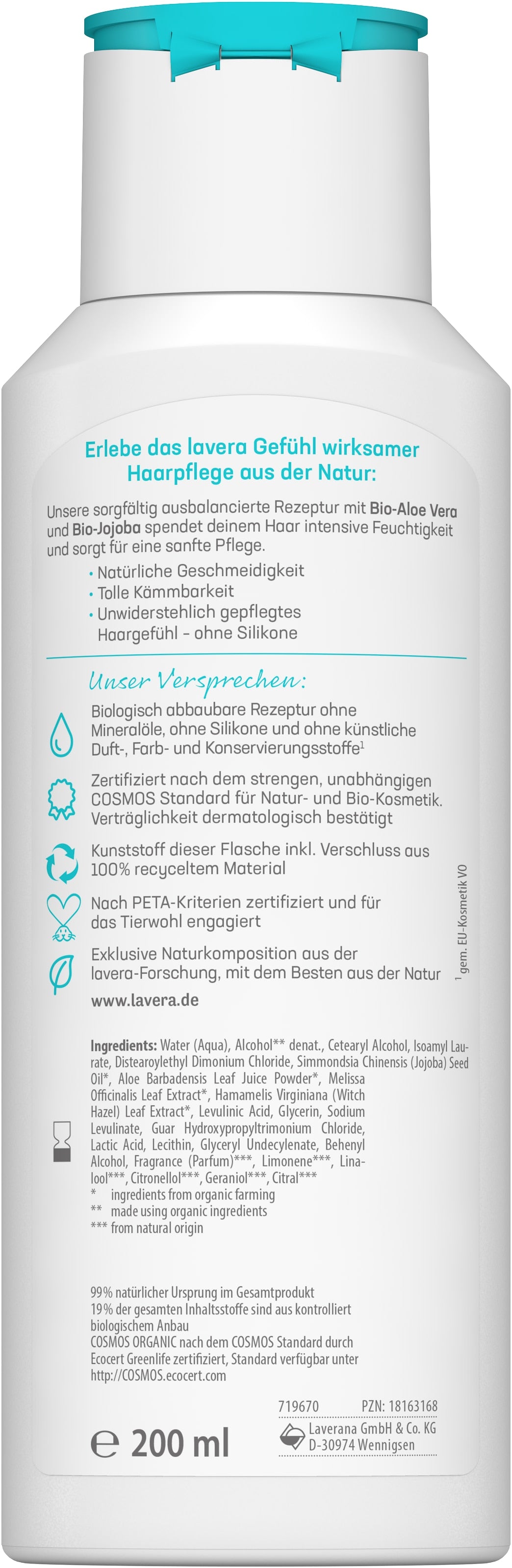 basis sensitive Pflegespülung Feuchtigkeit & Pflege
