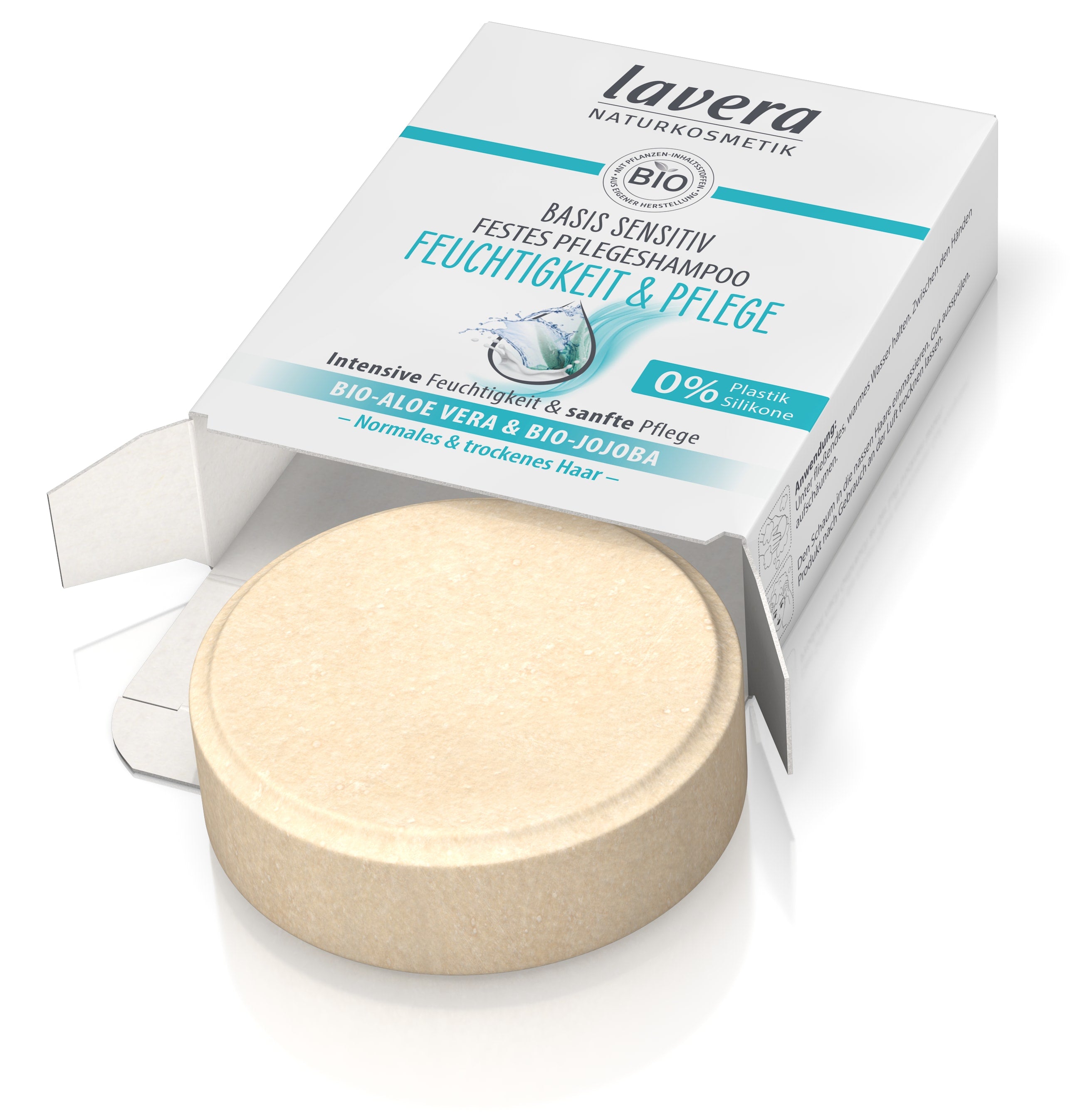 Festes Pflegeshampoo basis sensitive Feuchtigkeit & Pflege