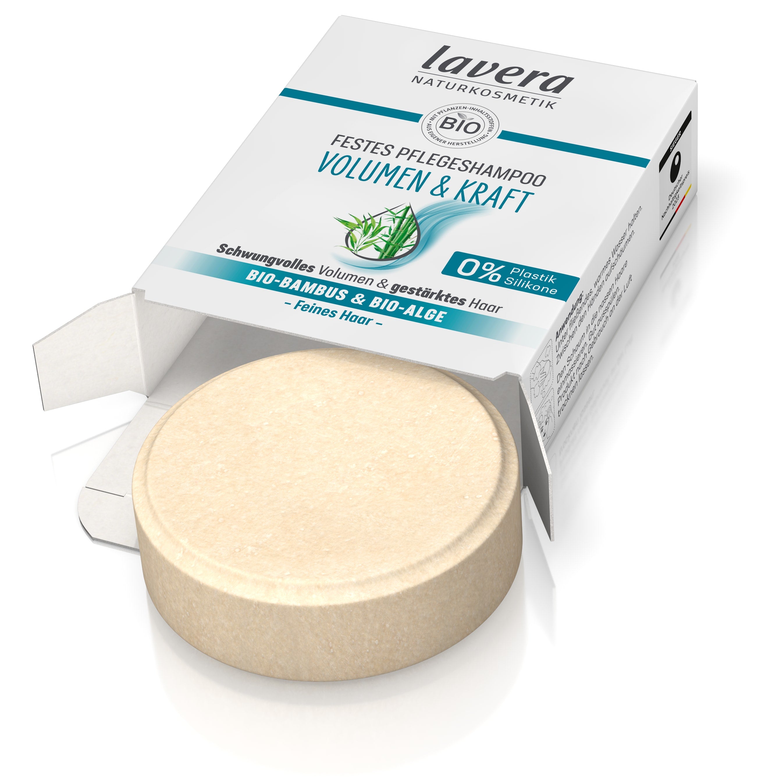 Festes Pflegeshampoo Volumen & Kraft