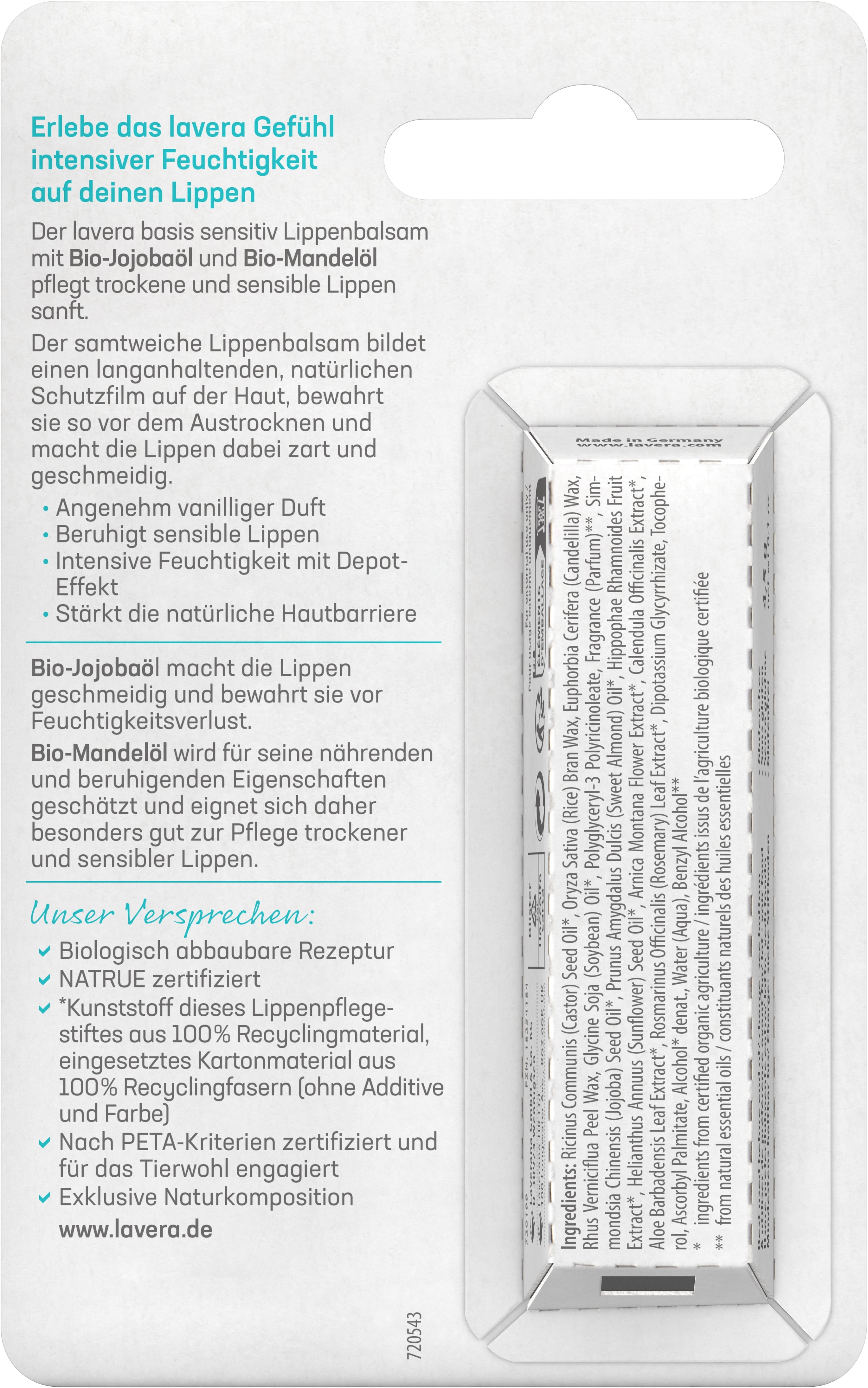 basis sensitive Lippenbalsam
