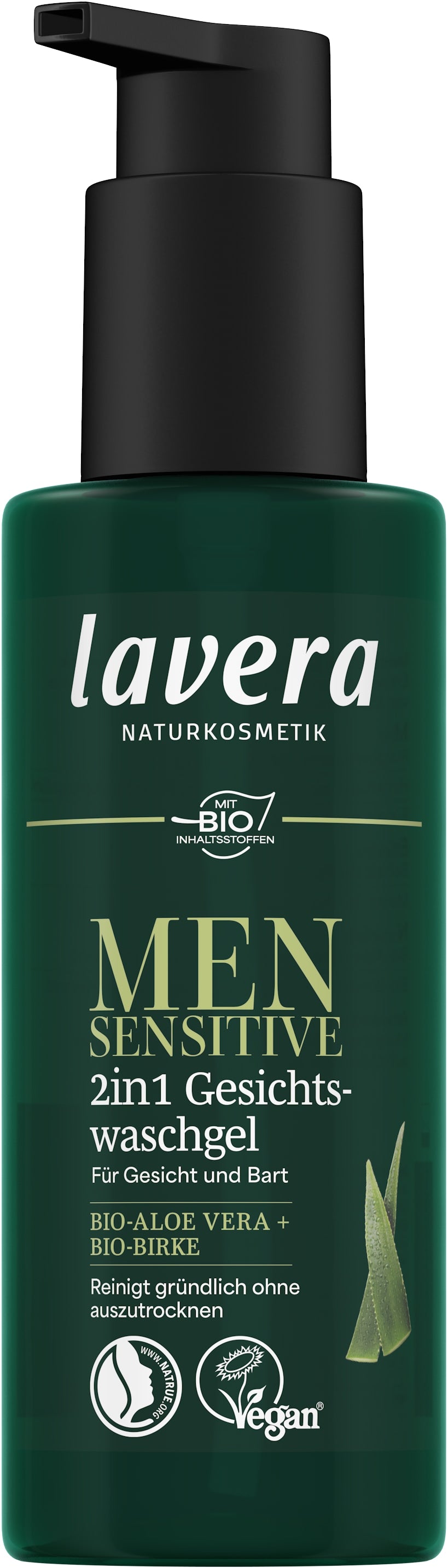 Men sensitive żel do mycia twarzy 2w1