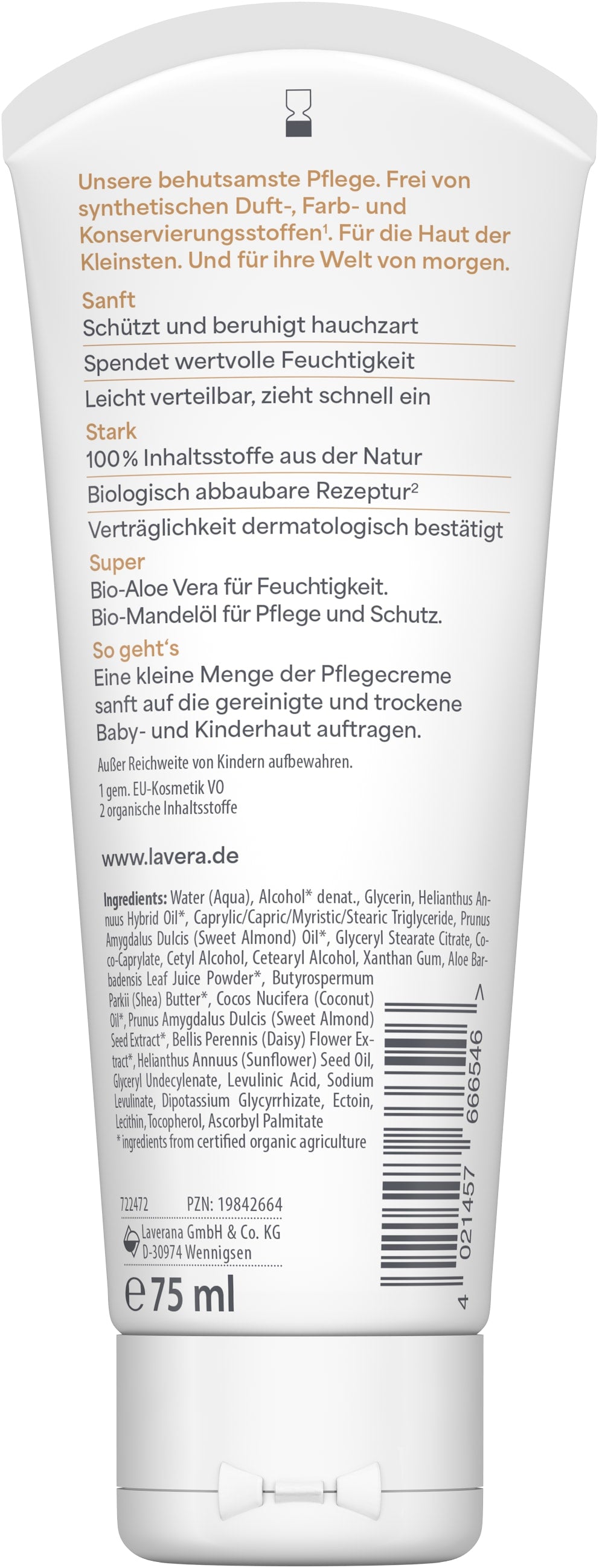 Baby & Kinder Pflegecreme hauchzart