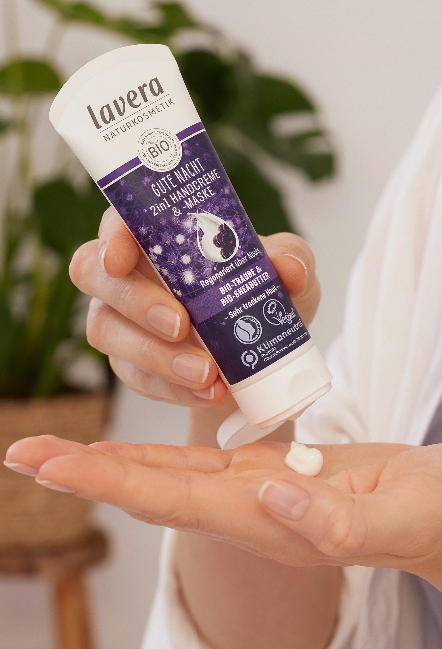Gute Nacht 2in1 Handcreme & -maske
