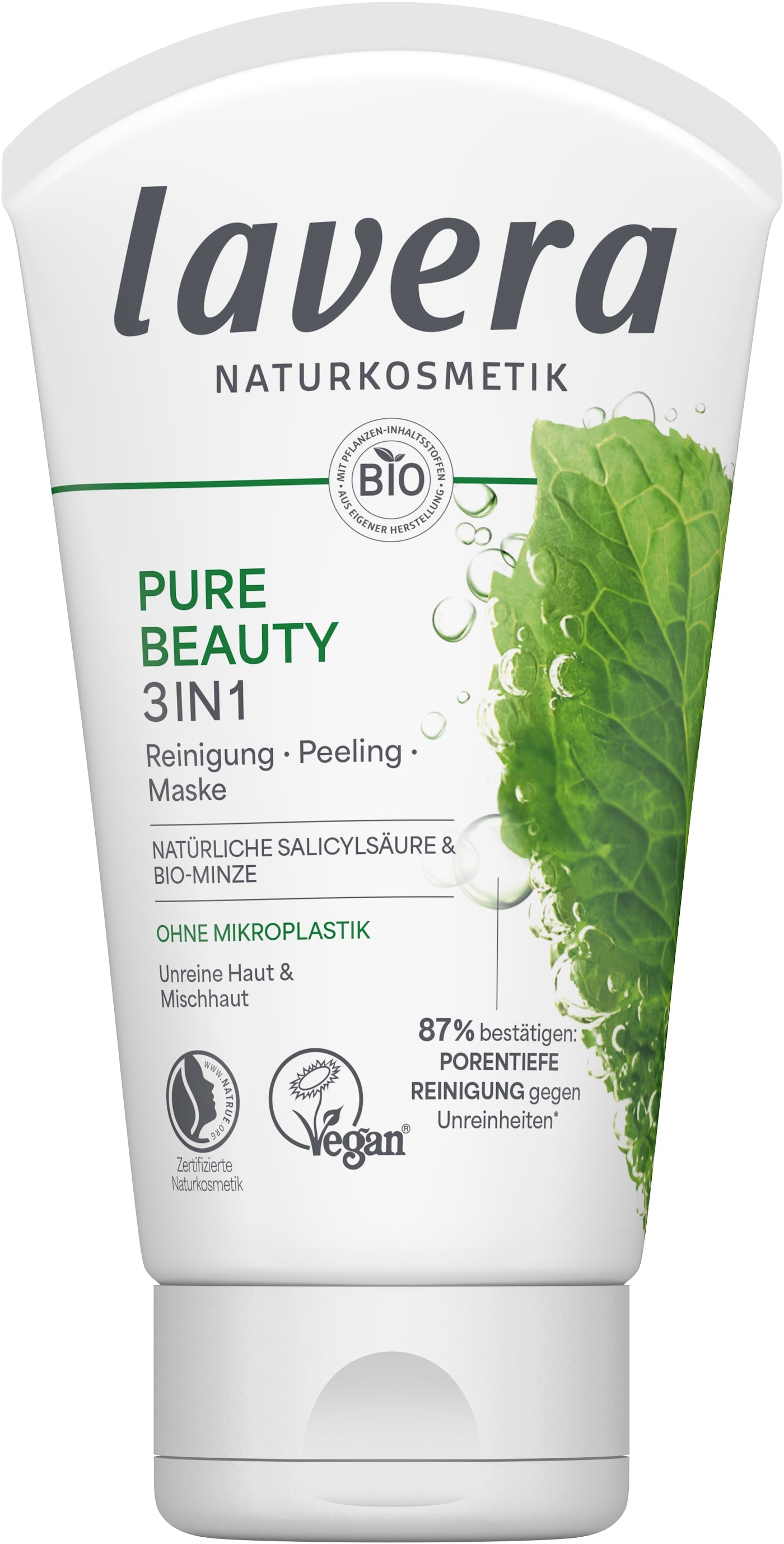 Pure Beauty 3in1 Reinigung Peeling Maske