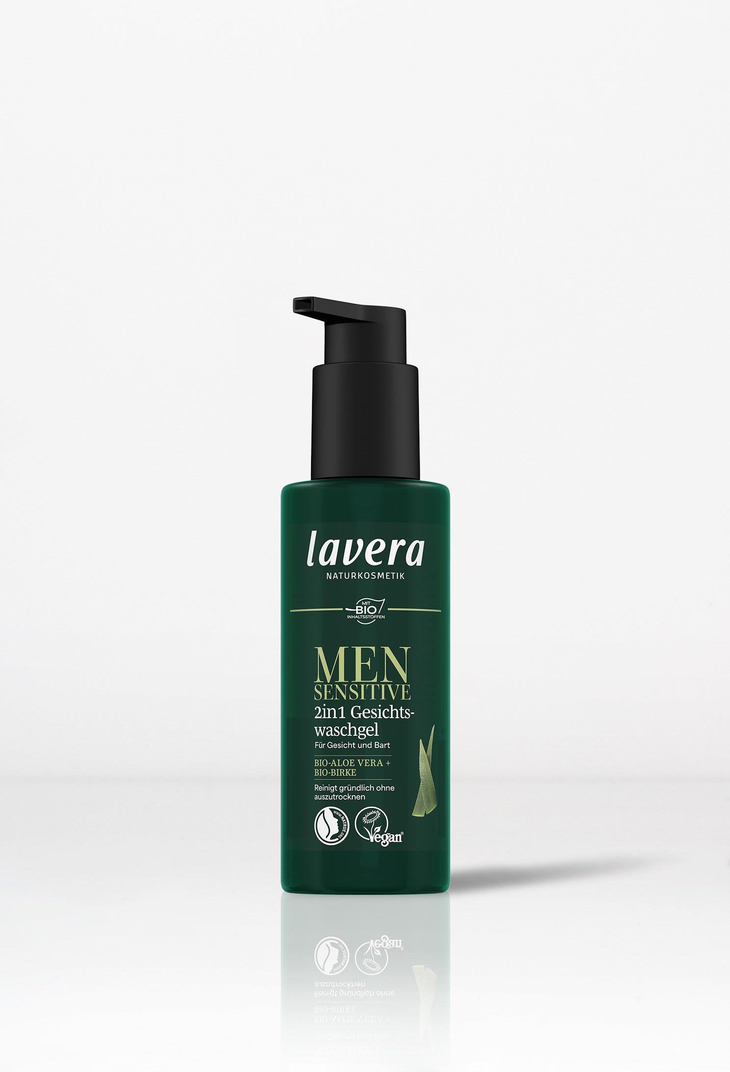 Men sensitive żel do mycia twarzy 2w1
