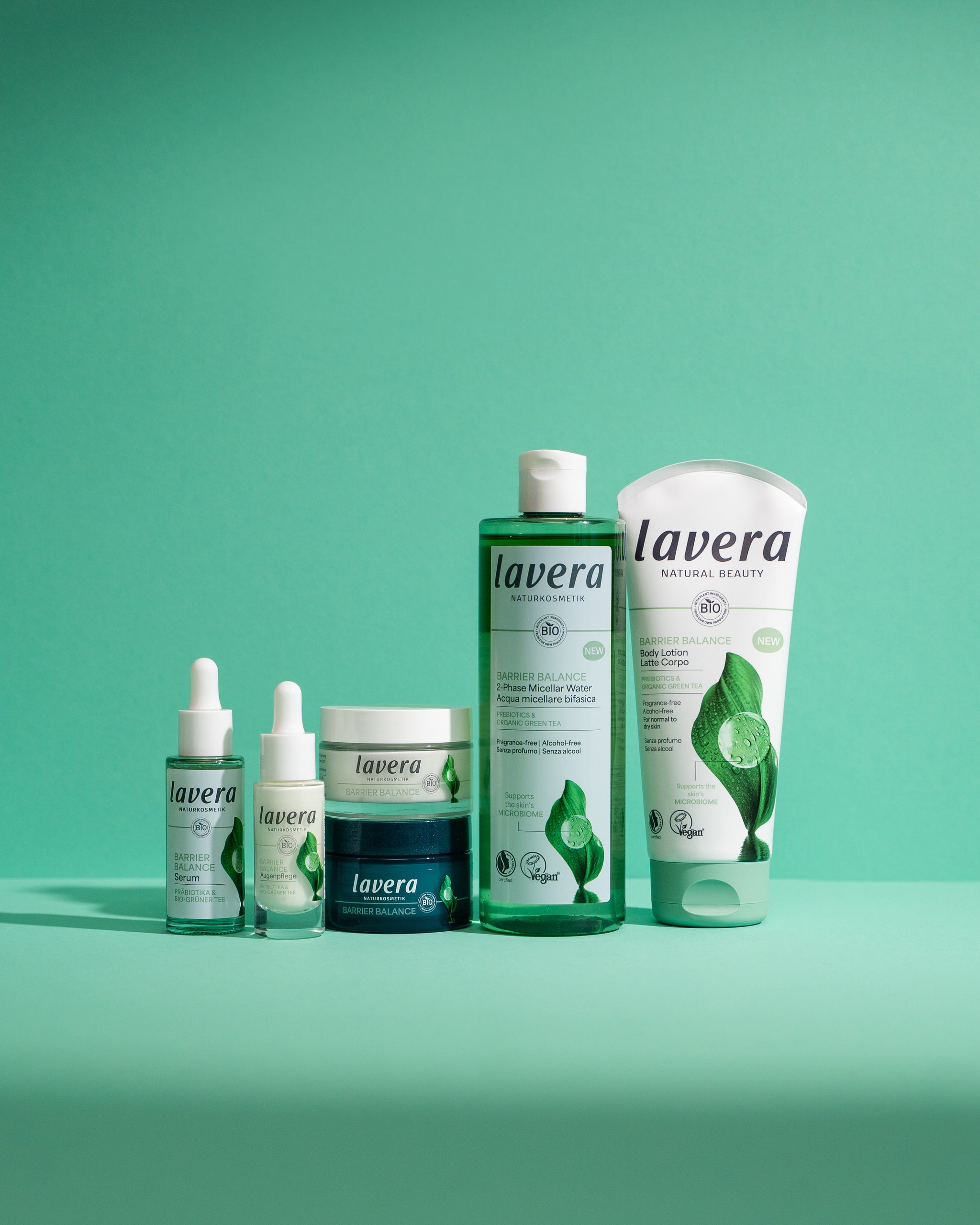 Darstellung lavera Barrier Balance Produkten