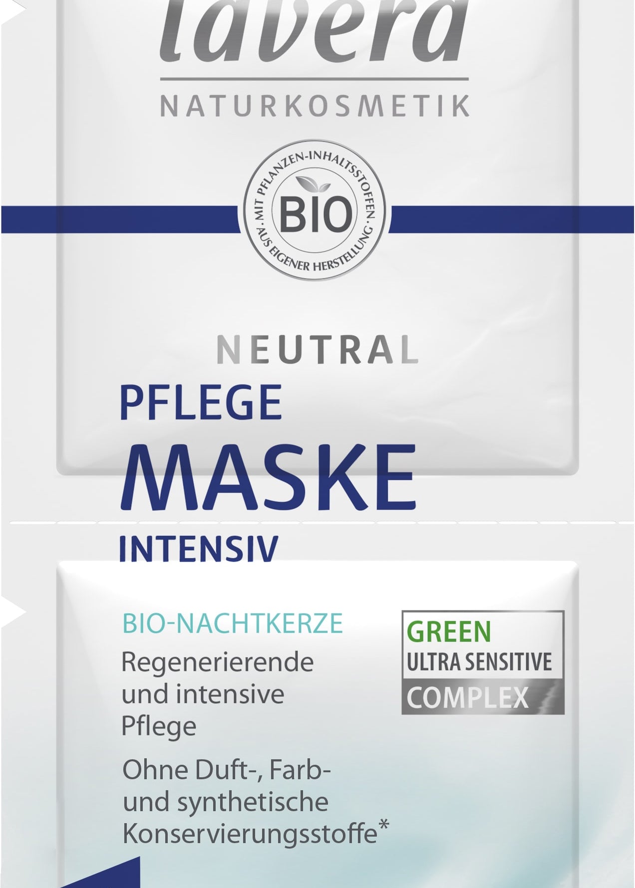 Neutral Pflege Maske