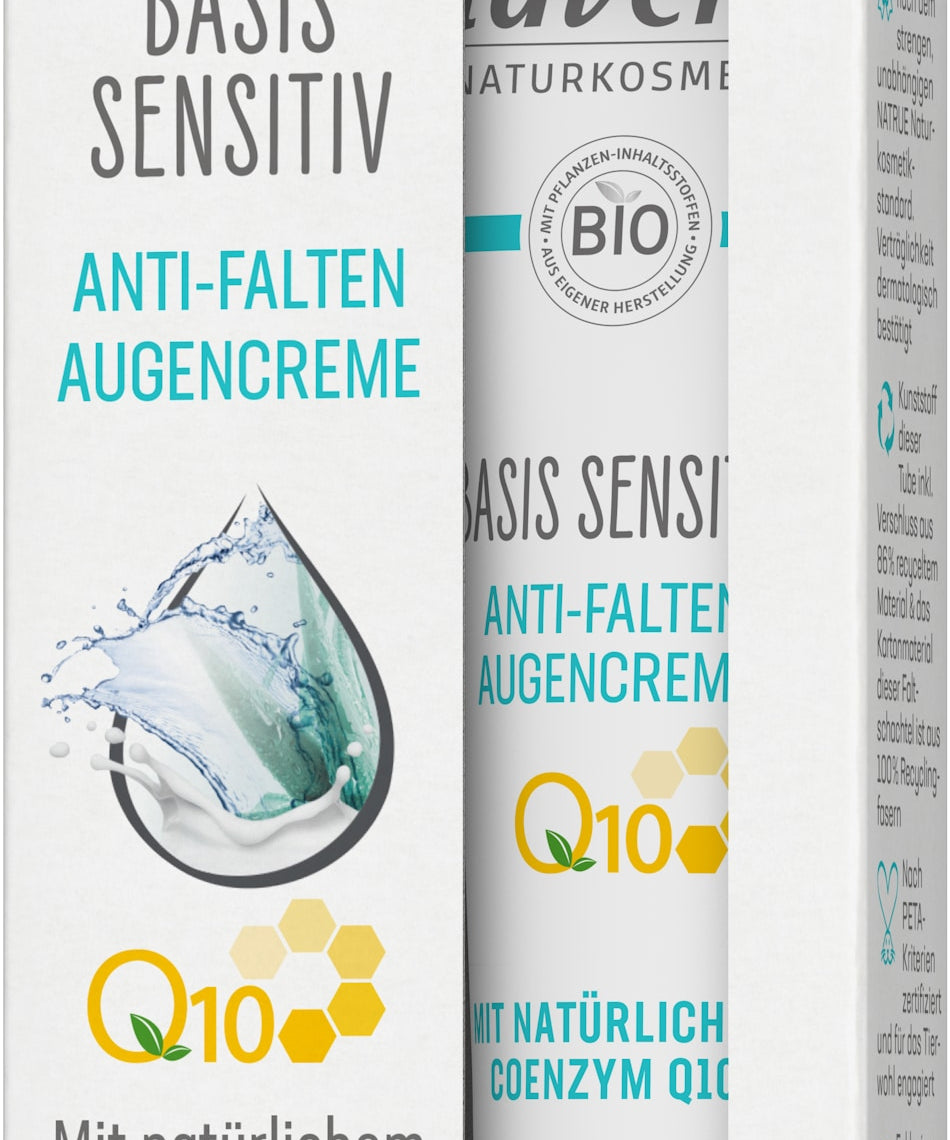 basis sensitiv przeciwzmarszczkowy krem pod oczy Q10