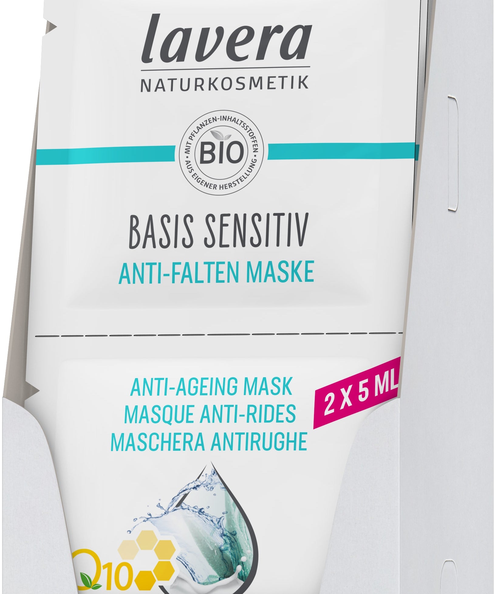 basis sensitiv przeciwzmarszczkowa maska Q10