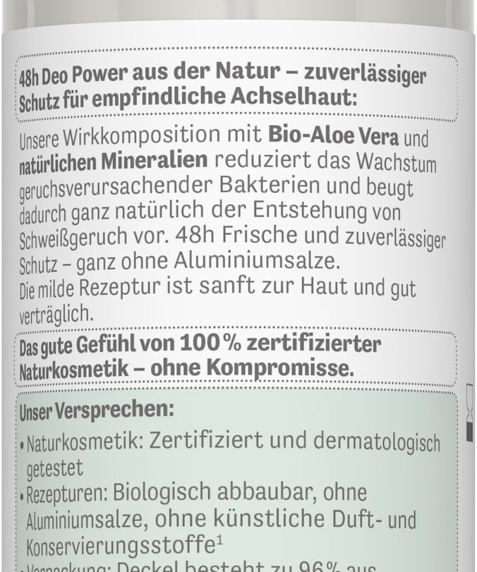 spray dezodorant basis sensitive NATURAL & SENSITIVE