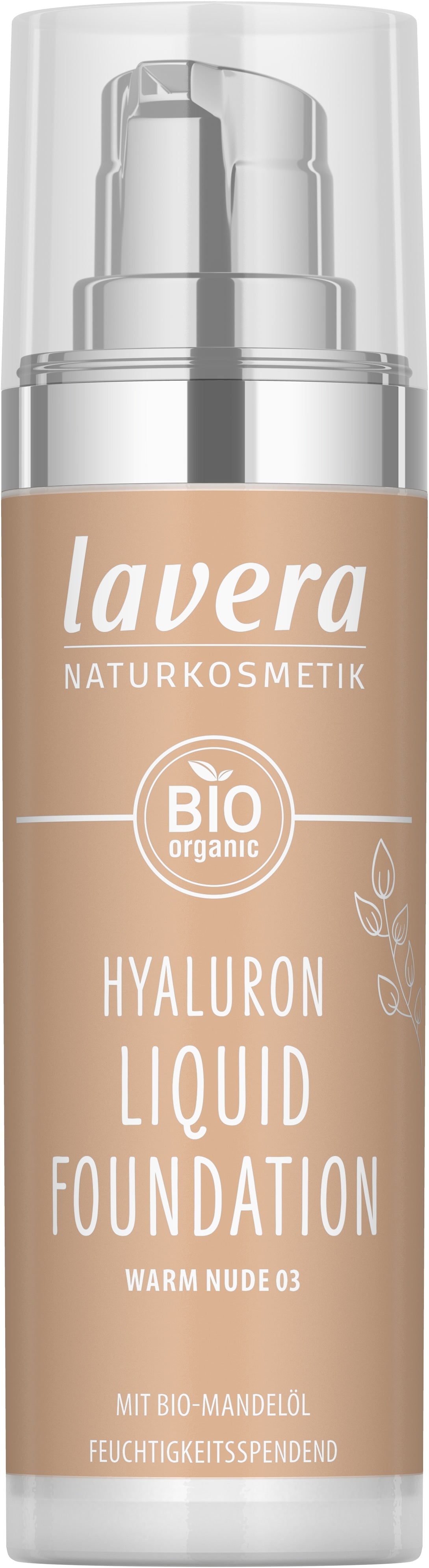 Hyaluron Liquid Foundation -Warm Nude 03-