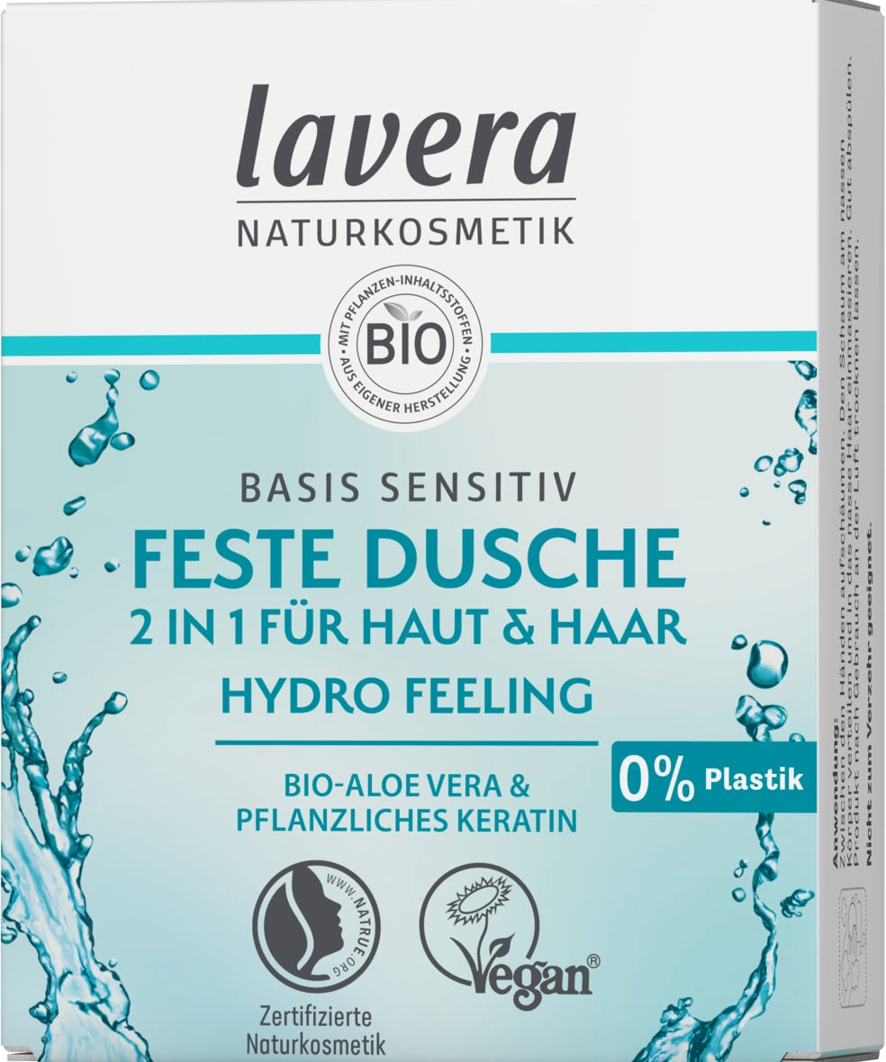 lavera – stała kostka do mycia 2 w 1 basis sensitive Hydro Feeling