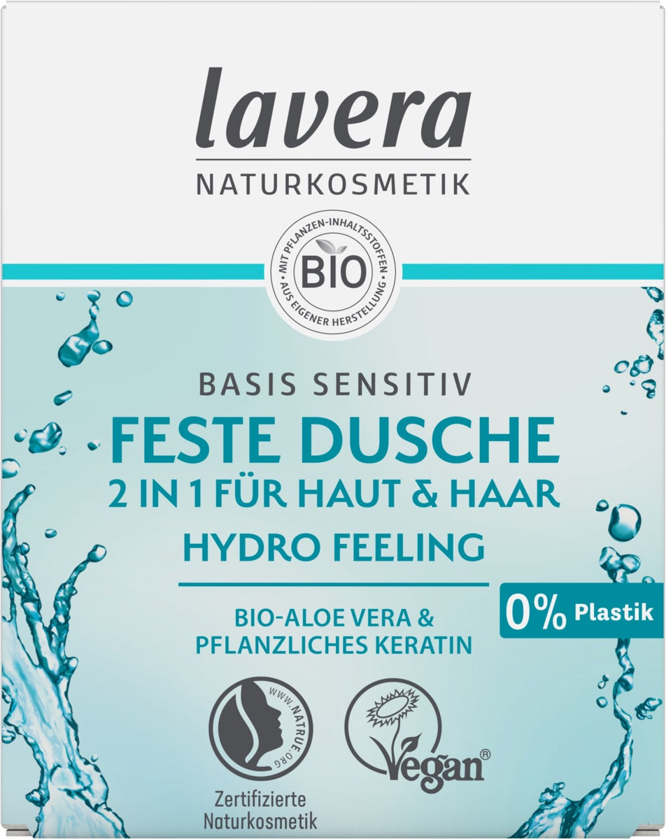 lavera - Feste Dusche 2 in 1 basis sensitive Hydro Feeling