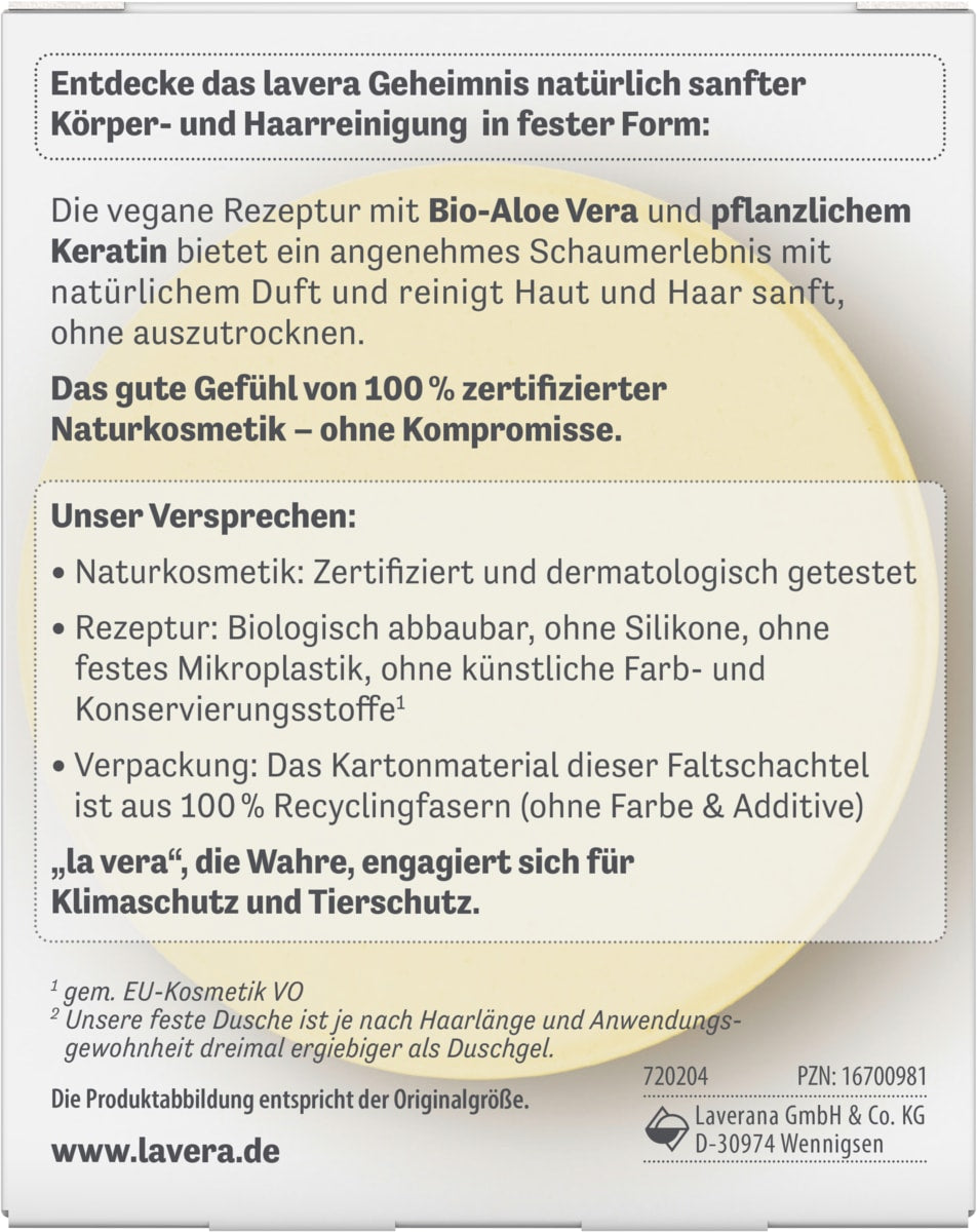 lavera - Feste Dusche 2 in 1 basis sensitive Hydro Feeling