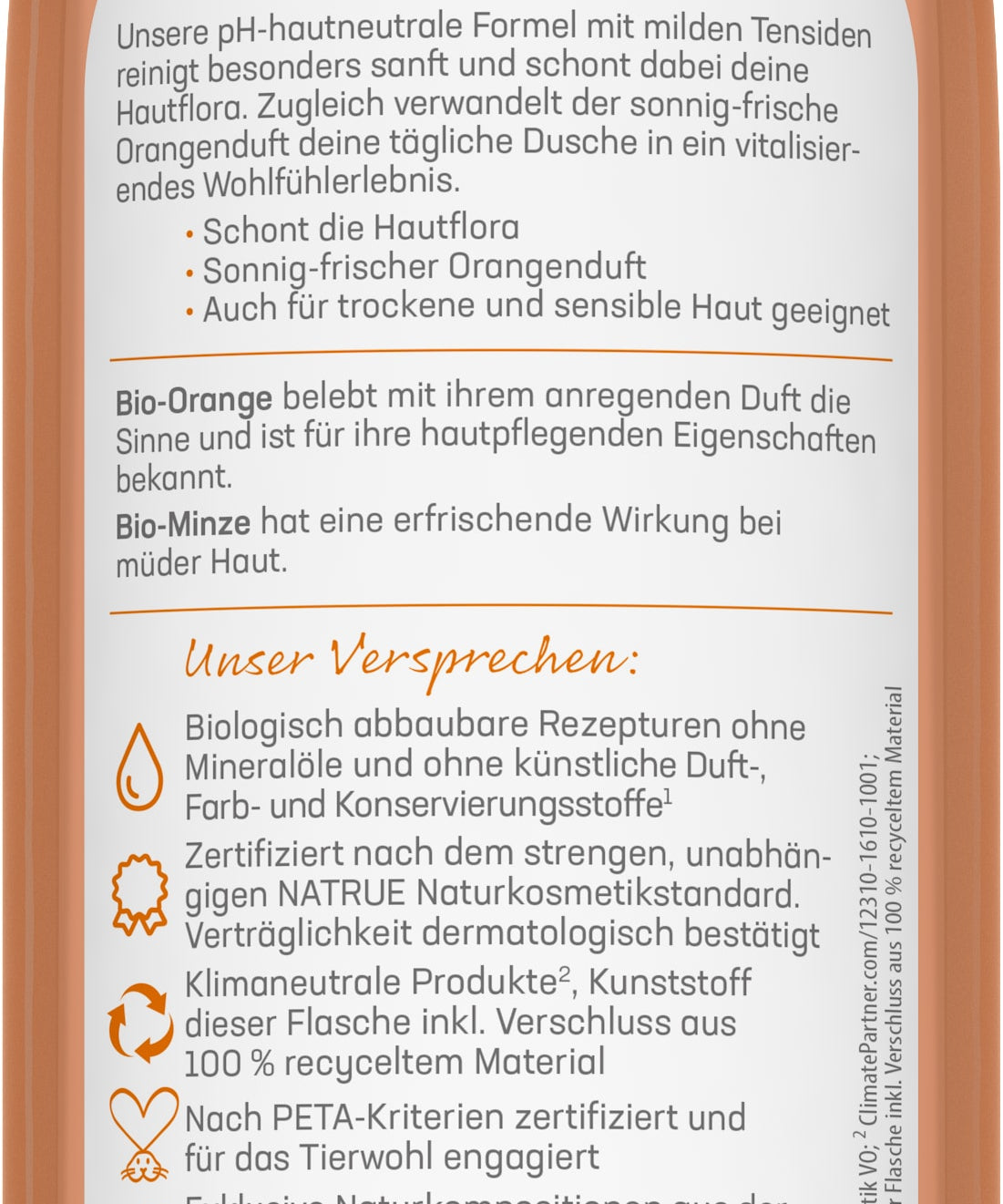 Pflegedusche Vitalisierend