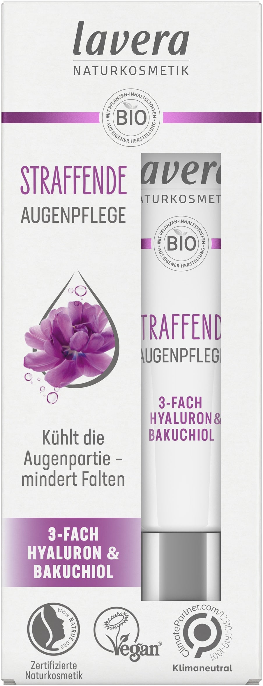 Straffende Augenpflege