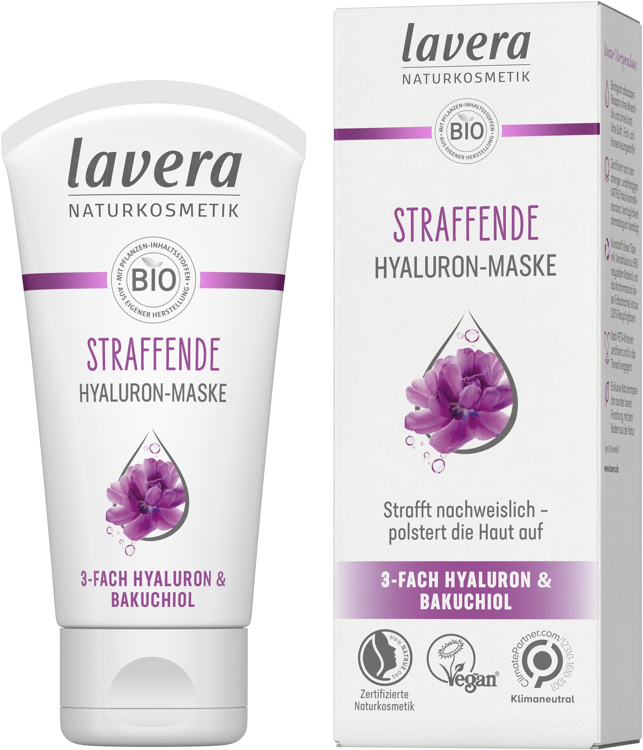 Straffende Hyaluron-Maske