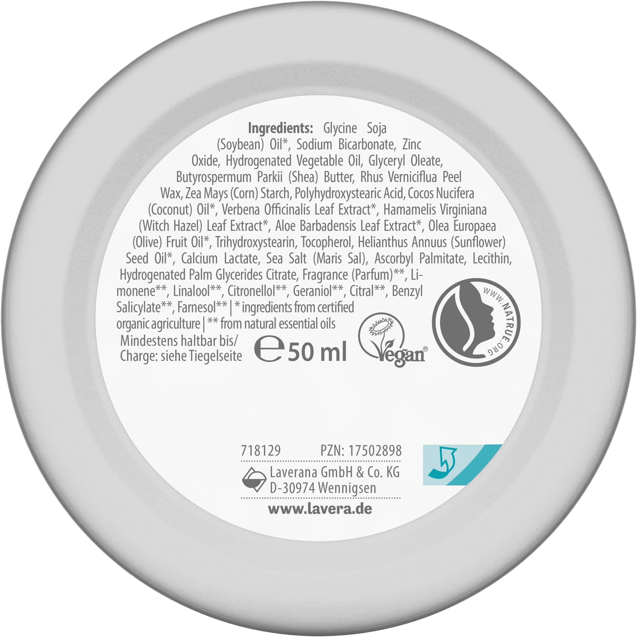 Deo Creme basis sensitive NATURAL & SENSITIVE