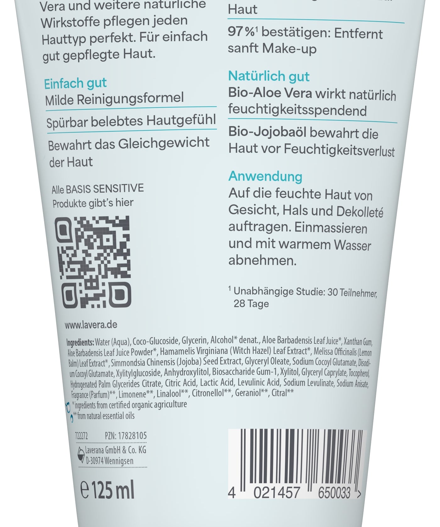 basis sensitive Waschgel