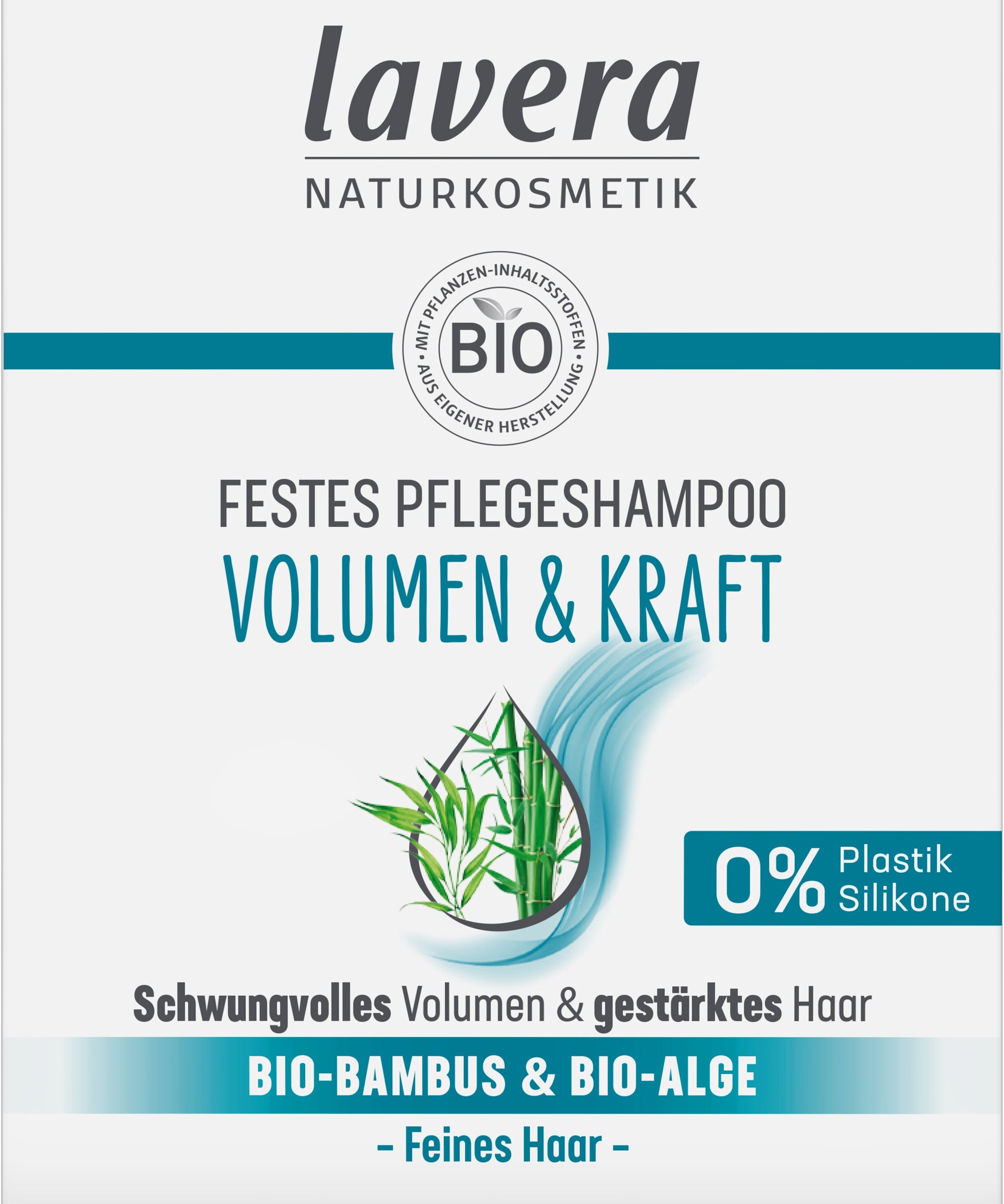 Festes Pflegeshampoo Volumen & Kraft