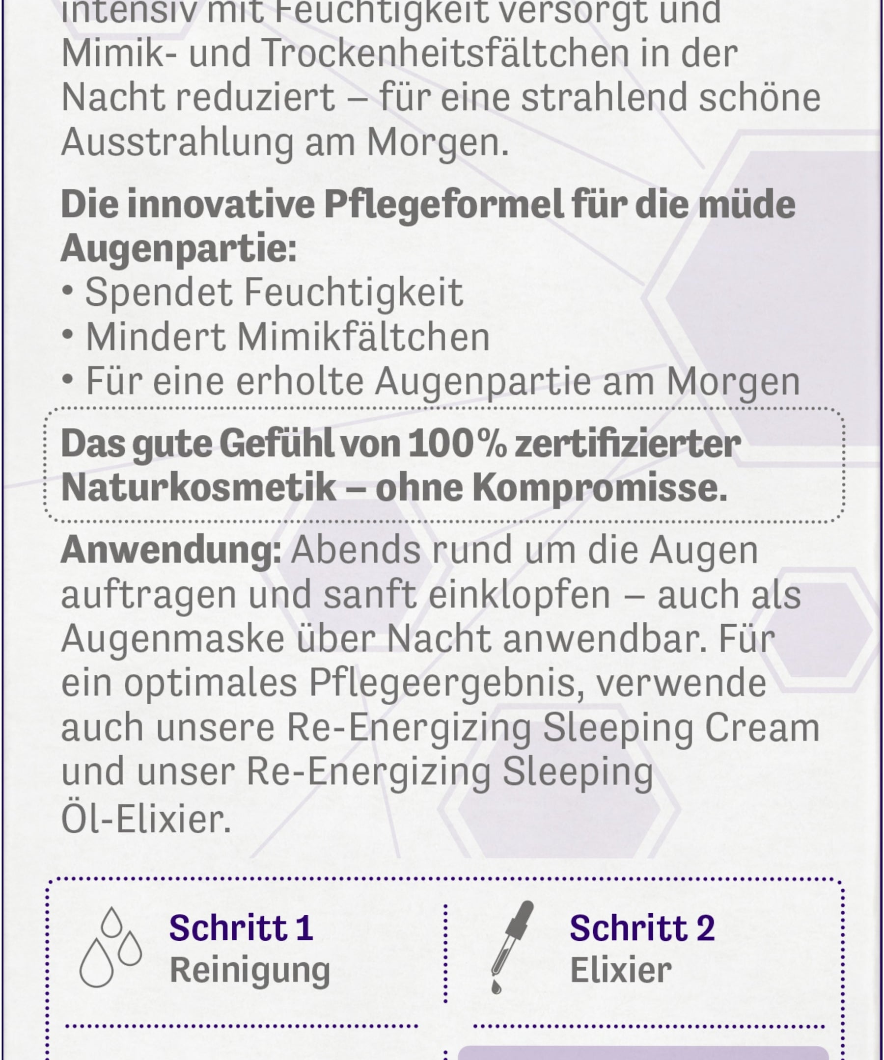Re-Energizing Sleeping pielęgnacja okolic oczu