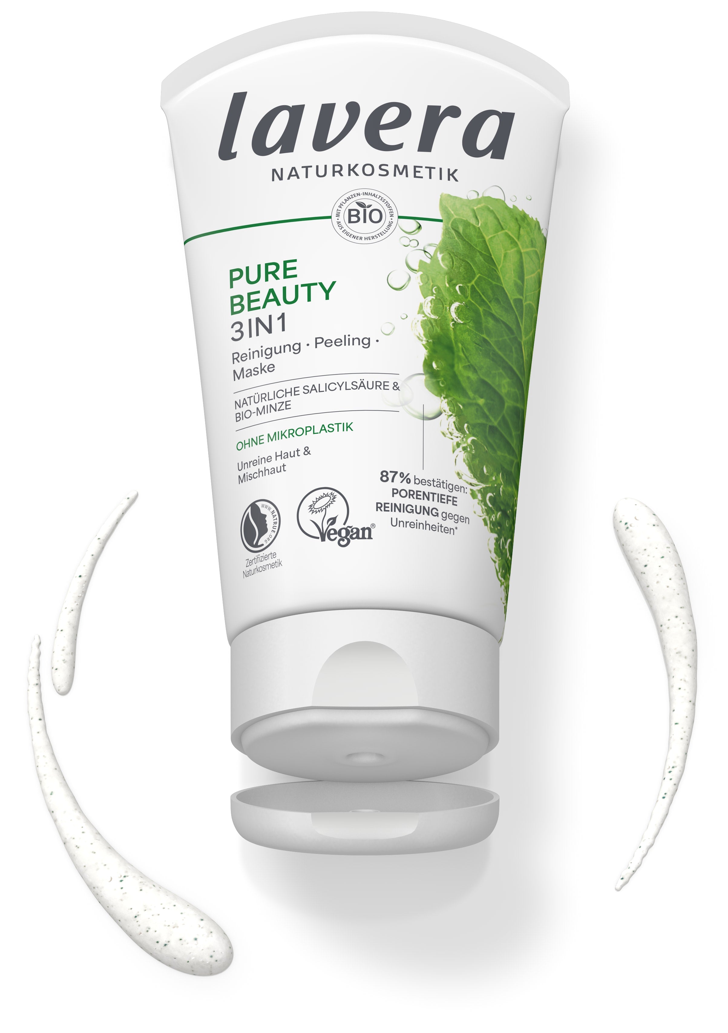 Pure Beauty 3in1 Reinigung Peeling Maske