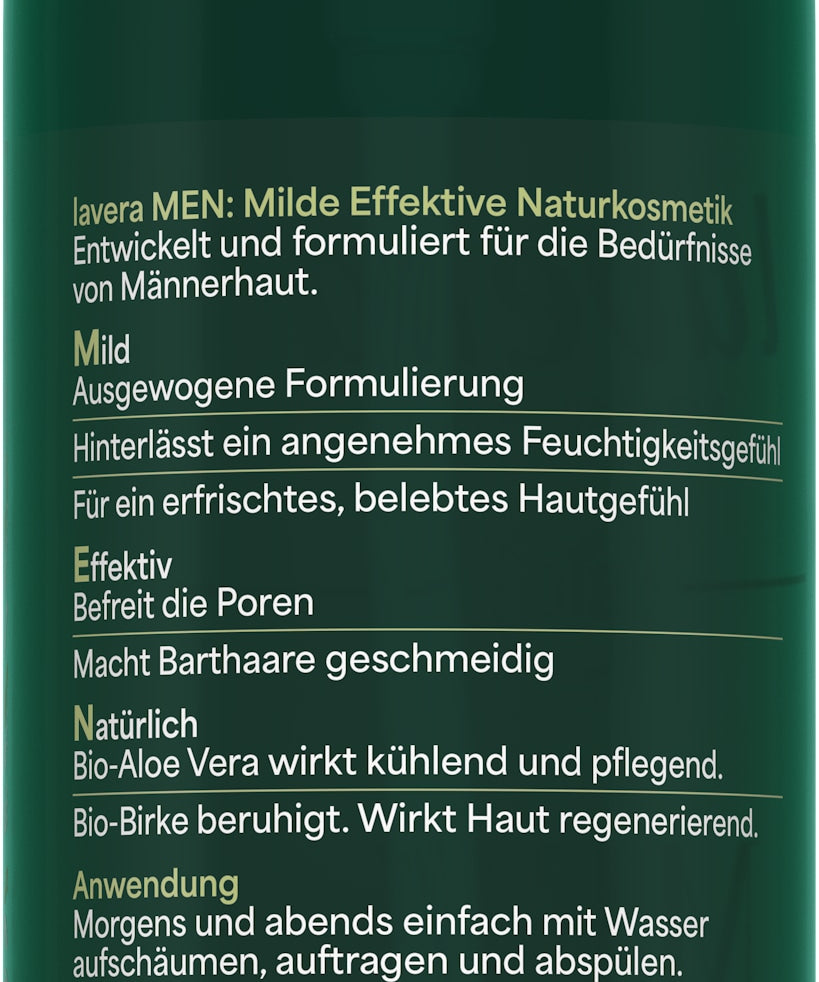 Men sensitive żel do mycia twarzy 2w1