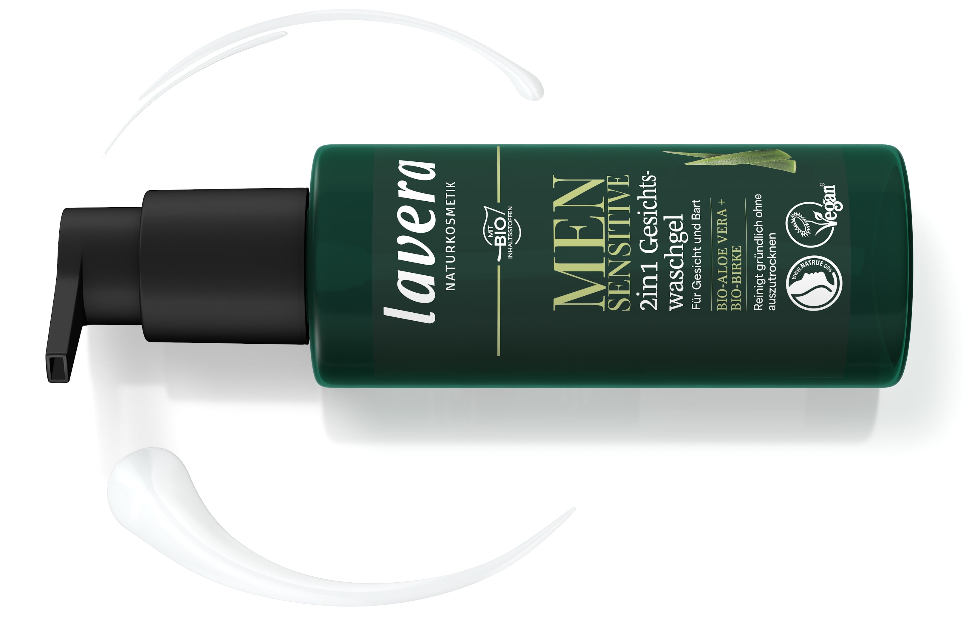 Men sensitive żel do mycia twarzy 2w1
