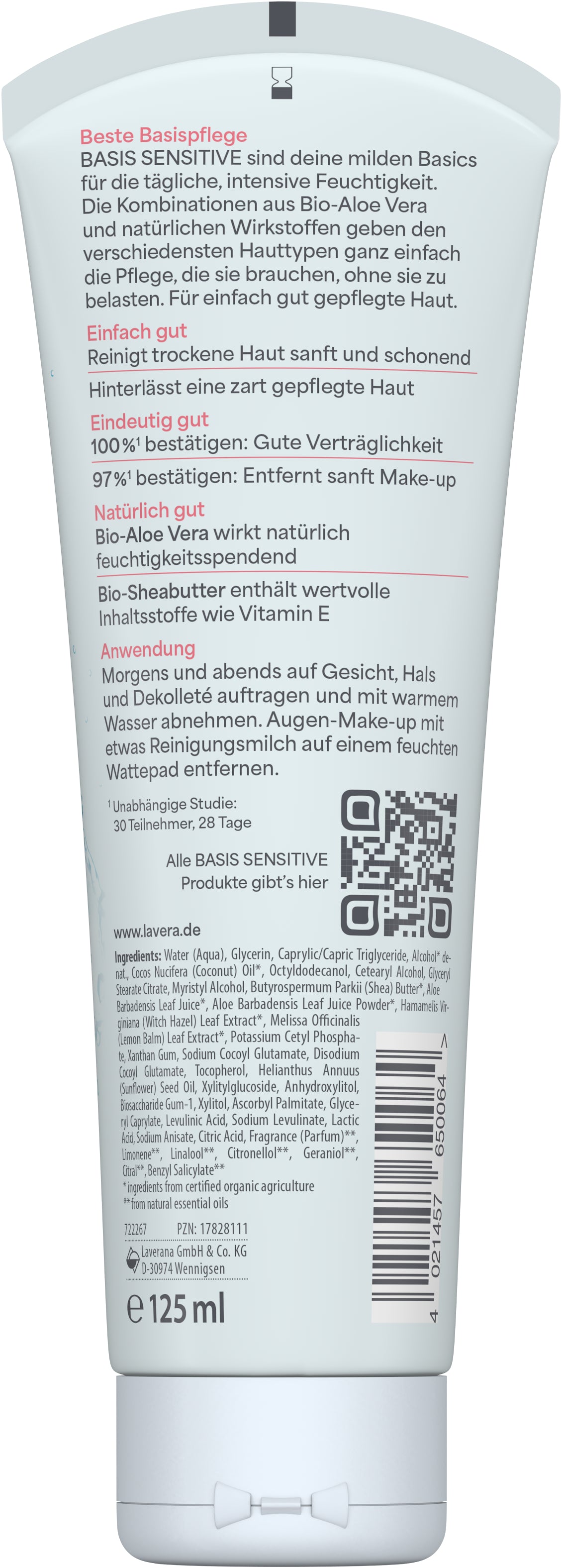 lavera basis sensitive Reinigungsmilch