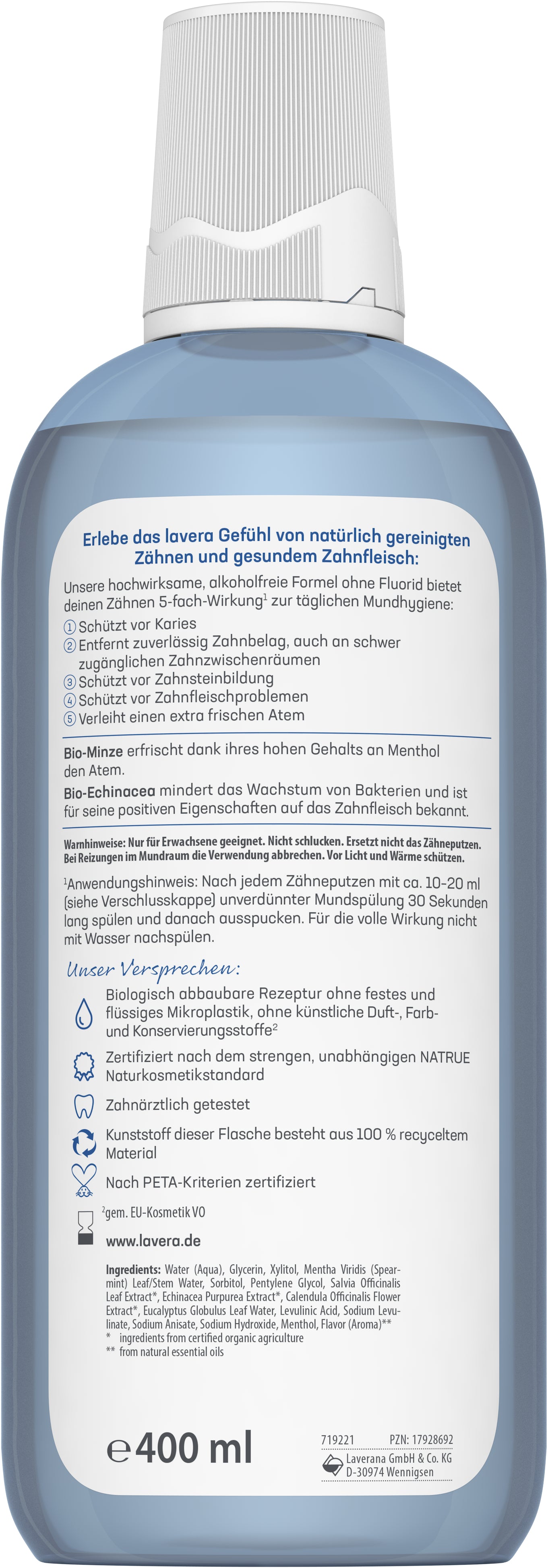 lavera Mundspülung Complete Care fluoridfrei