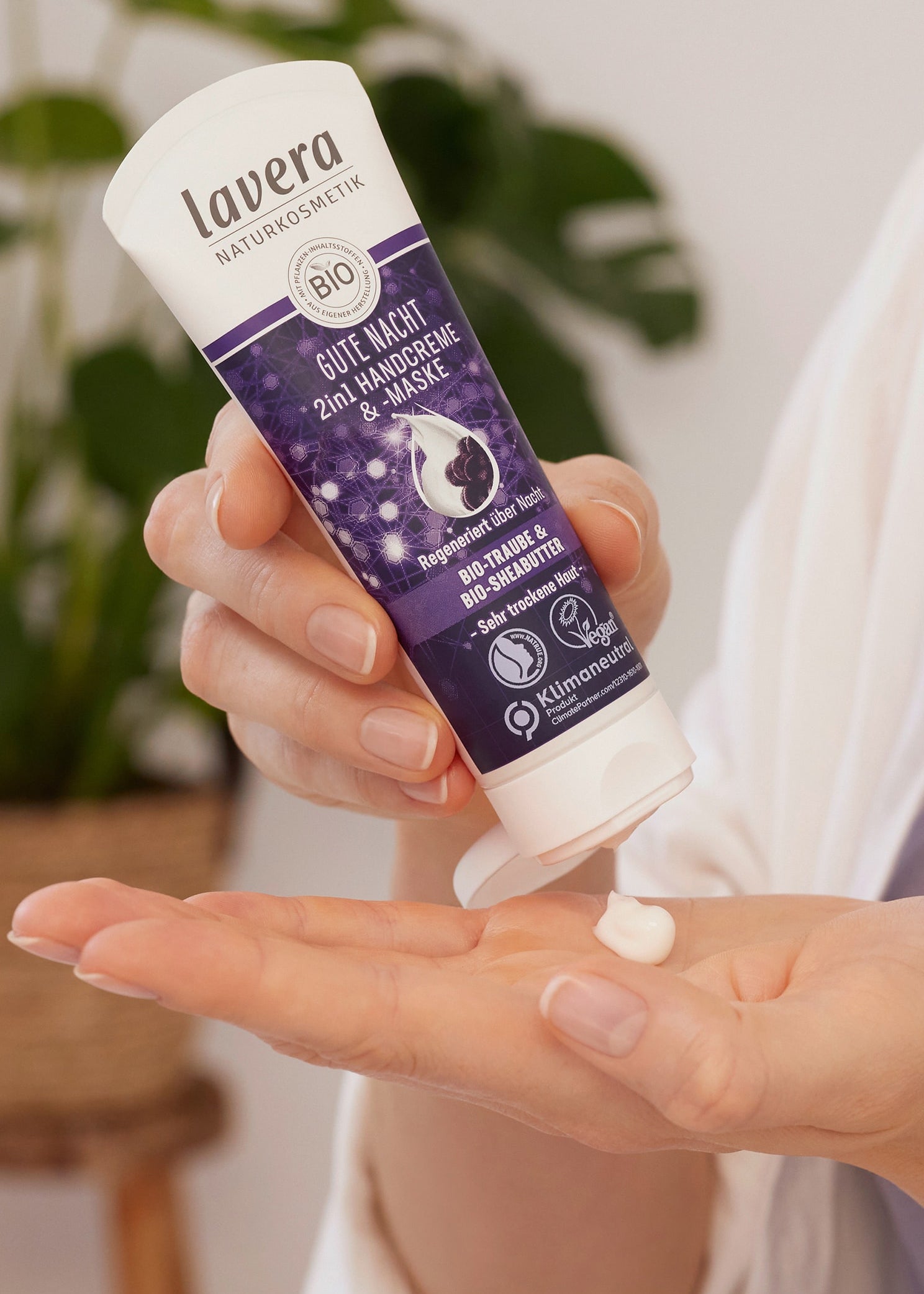 Gute Nacht 2in1 Handcreme & -maske
