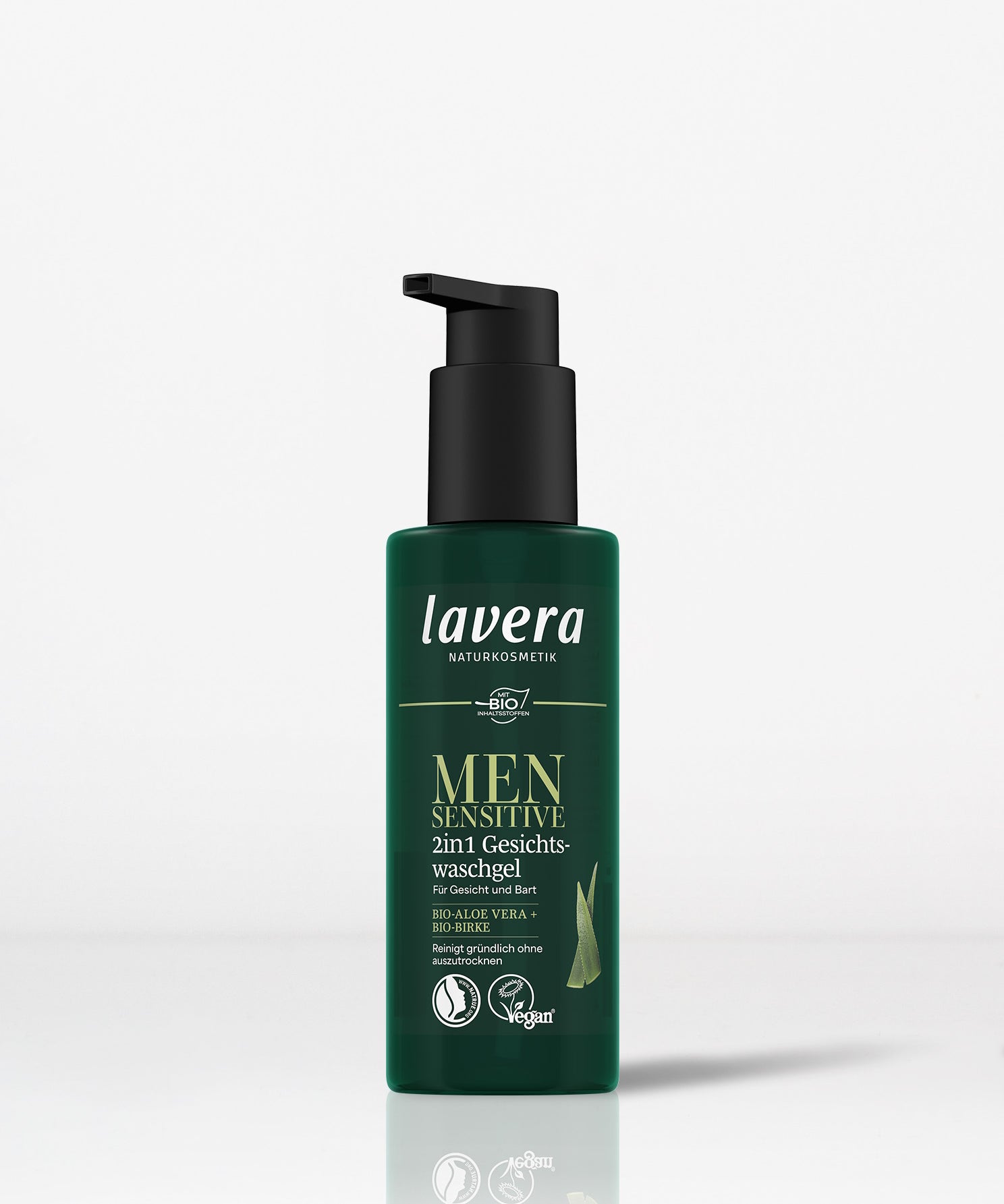 Men sensitive żel do mycia twarzy 2w1