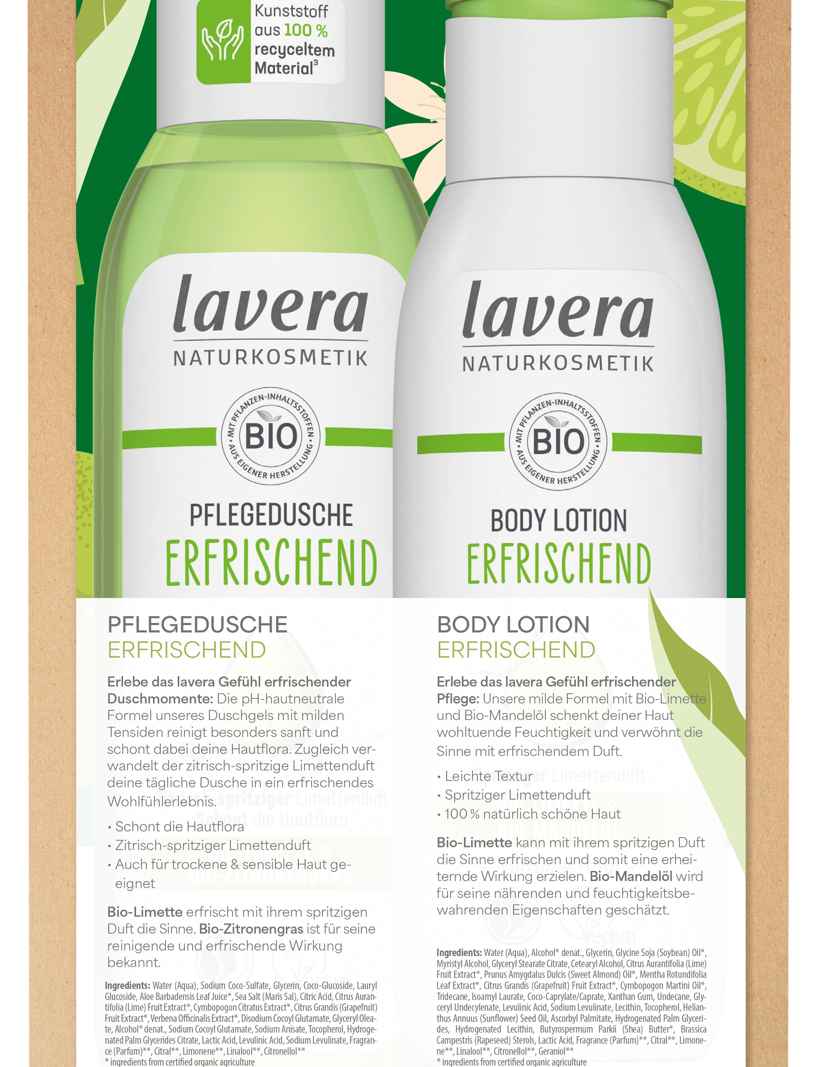 lavera Zestaw prezentowy Naturalnie dla Ciebie Orzeźwiający