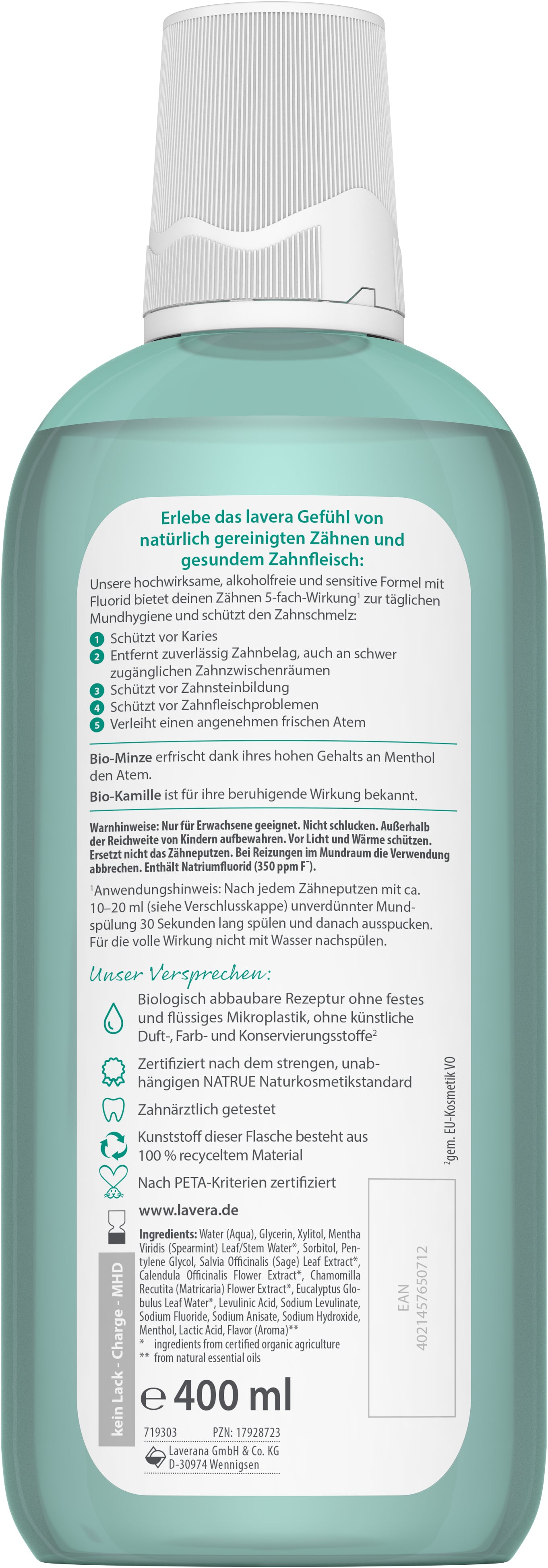 lavera Mundspülung Sensitive & Repair