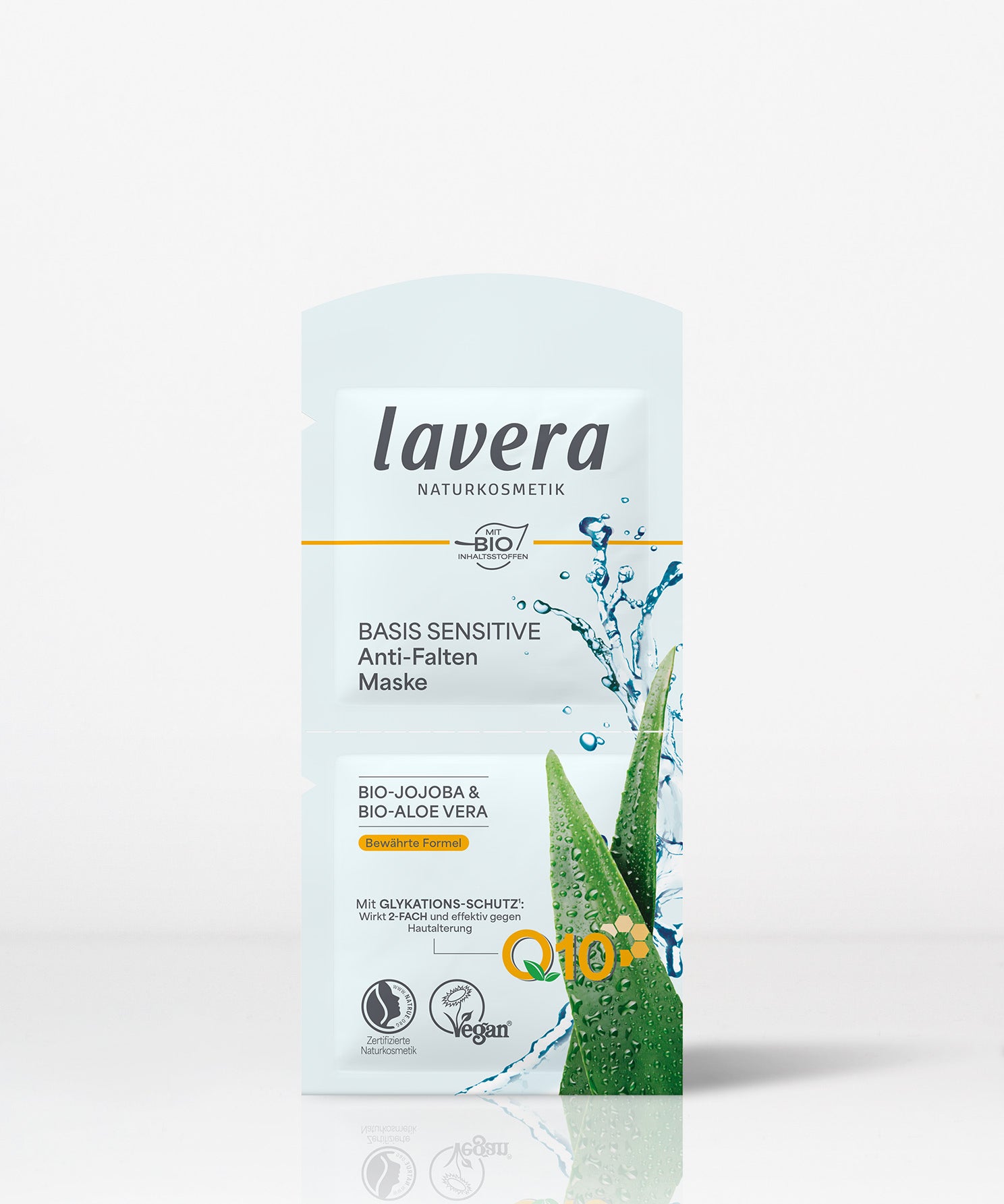 lavera basis sensitive Anti-Falten Maske Q10
