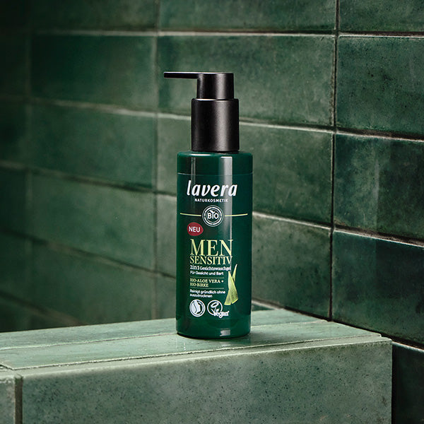 Men sensitive żel do mycia twarzy 2w1
