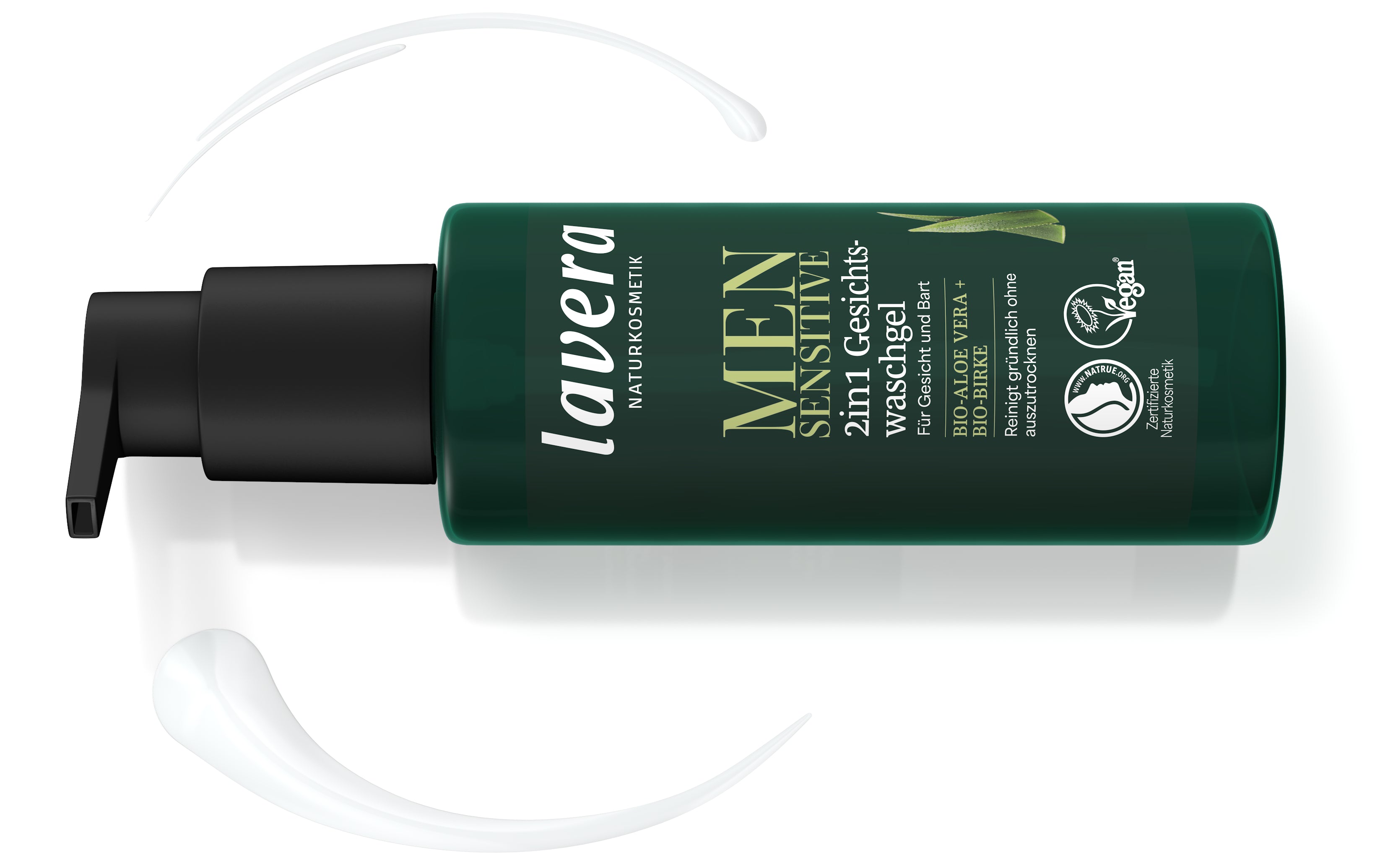 lavera Men sensitive 2in1 Gesichtswaschgel