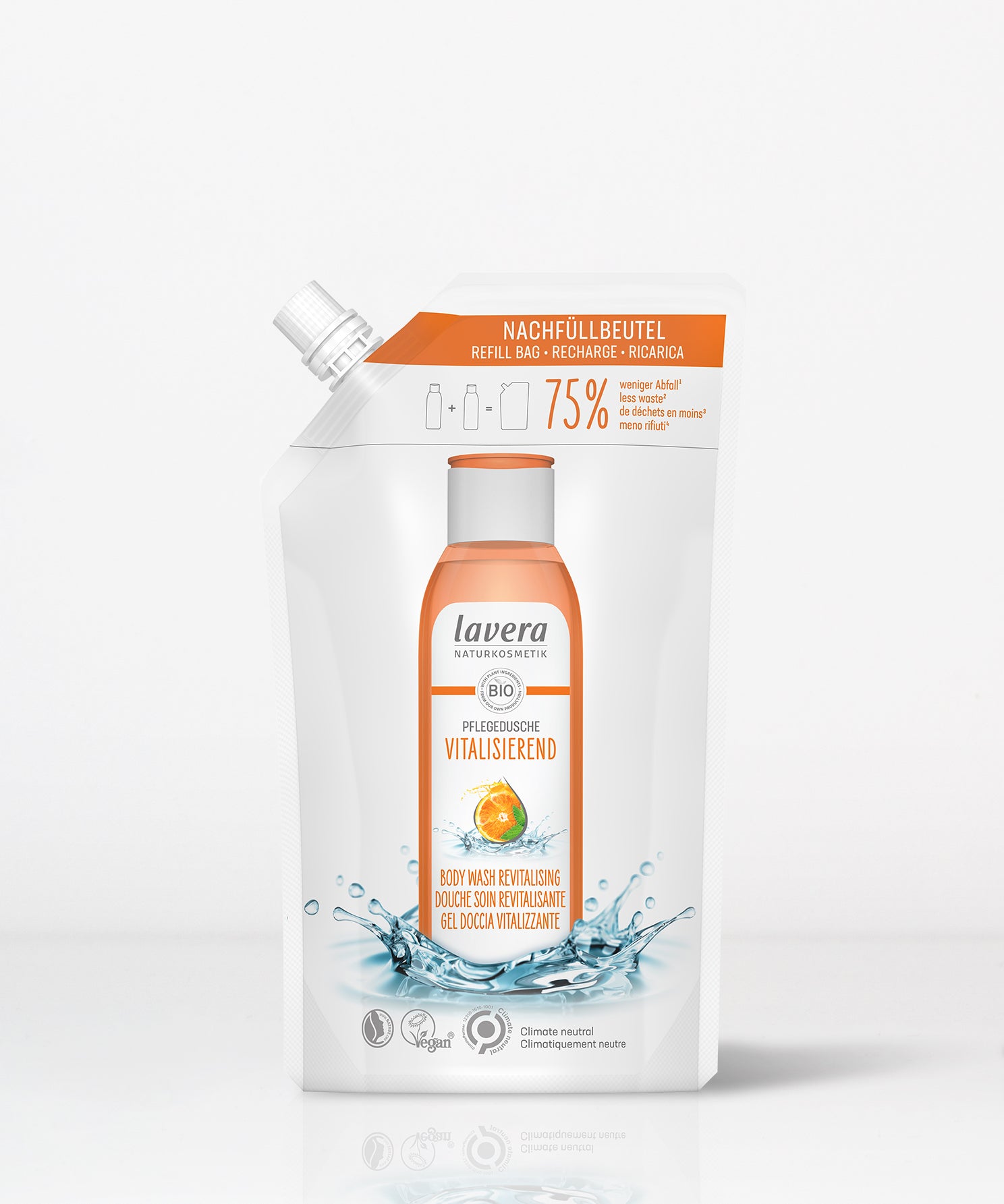 lavera Nachfüllbeutel  Pflegedusche Vitalisierend
