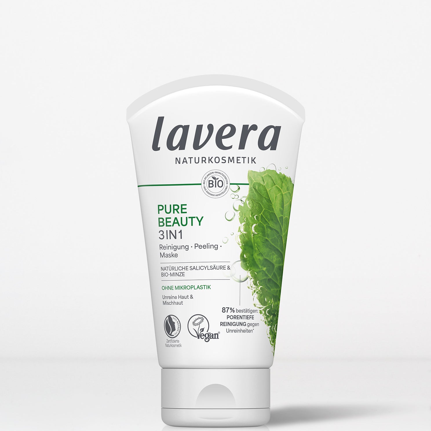 lavera Pure Beauty 3w1 Oczyszczająca Maska Peelingująca