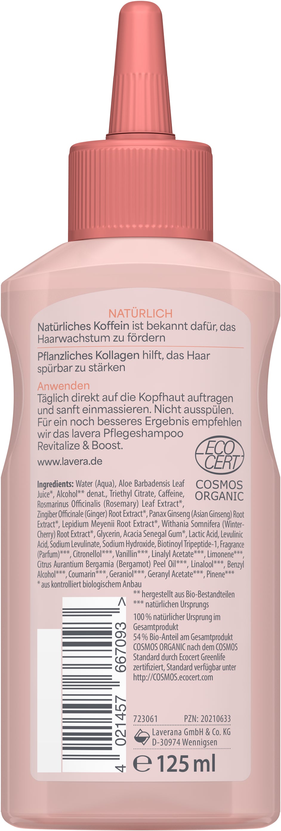 lavera Tonik do skóry głowy Revitalize & Boost
