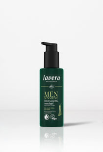 lavera Żel do mycia twarzy 2w1 Men sensitive