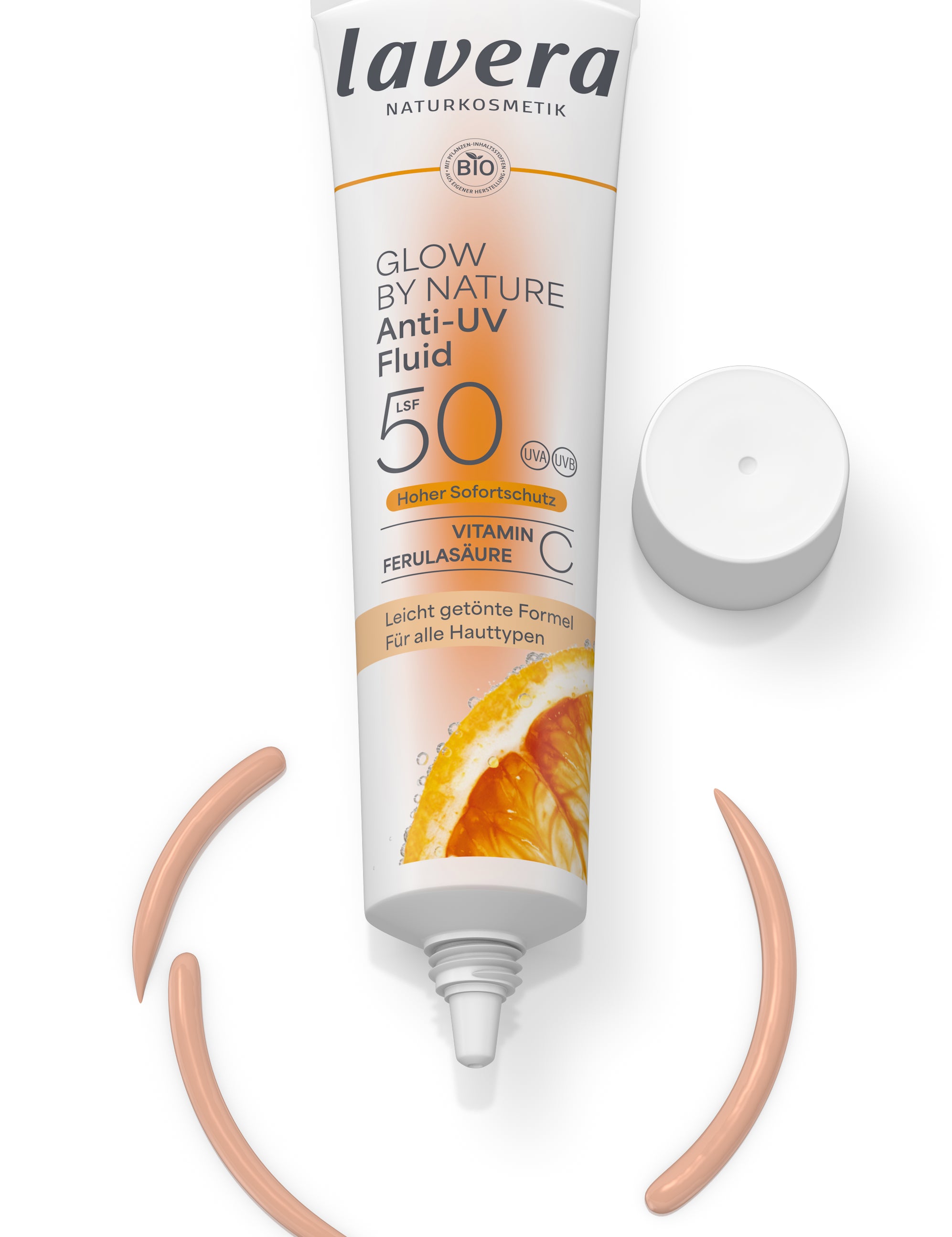 lavera Fluid Anti-UV Glow by Nature SPF 50